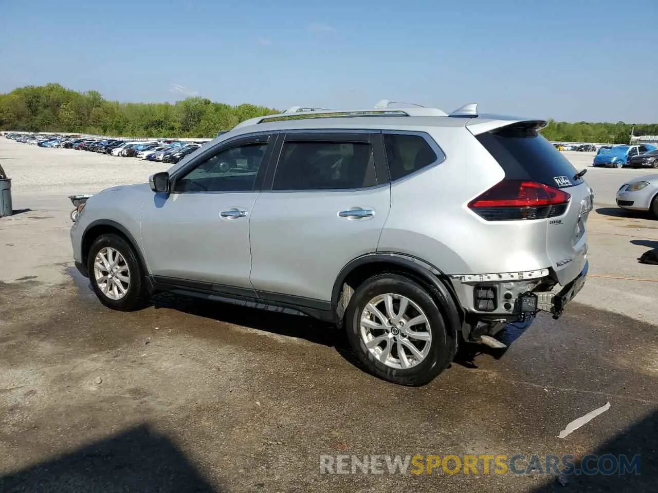 2 Photograph of a damaged car 5N1AT2MT0KC842328 NISSAN ROGUE 2019