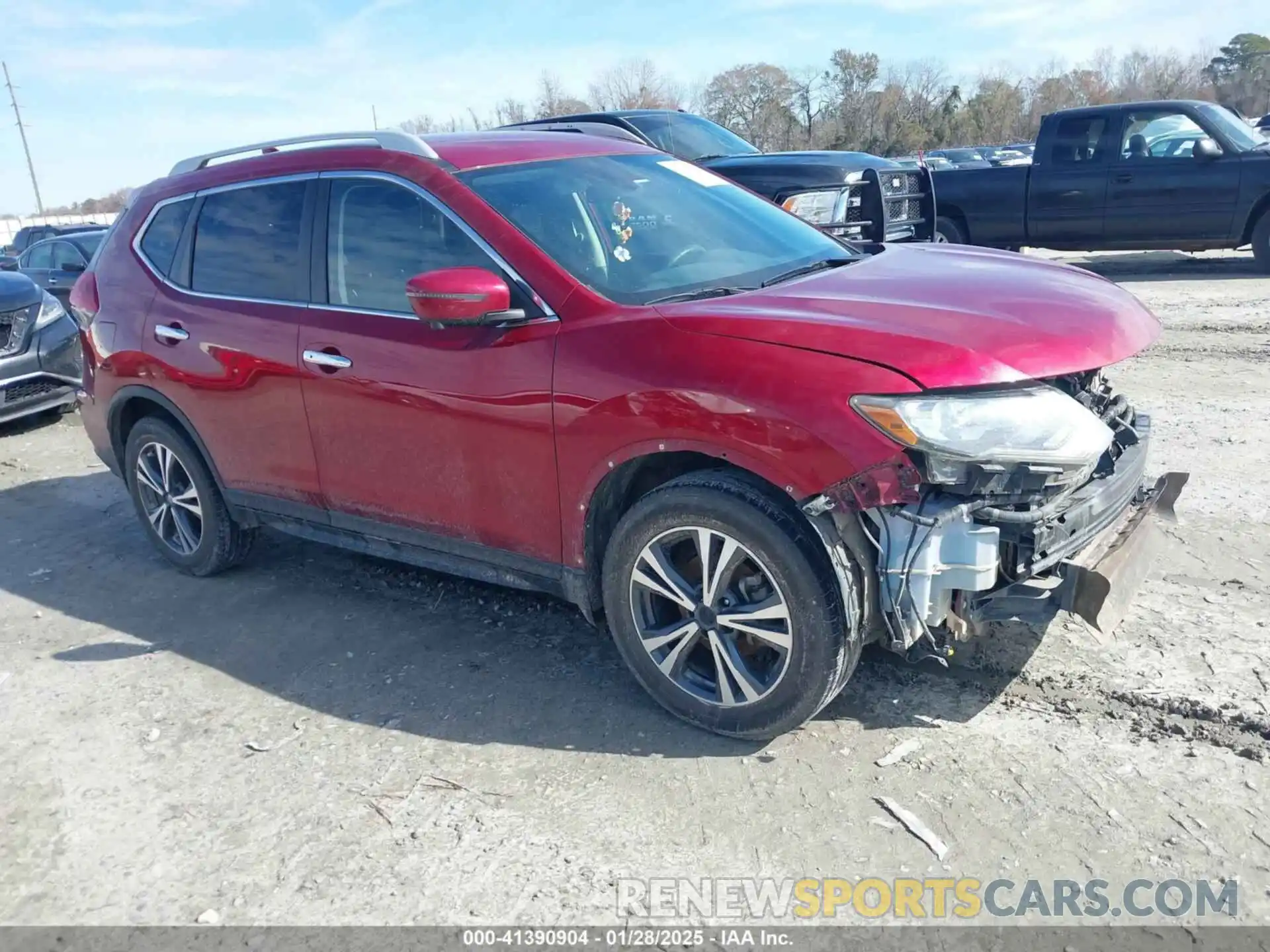 1 Photograph of a damaged car 5N1AT2MT1KC744294 NISSAN ROGUE 2019