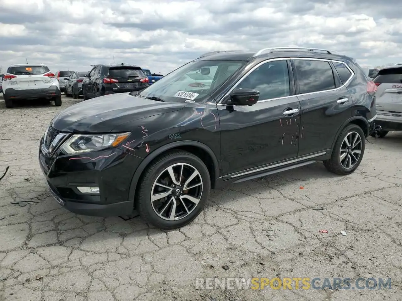 1 Photograph of a damaged car 5N1AT2MT1KC750418 NISSAN ROGUE 2019