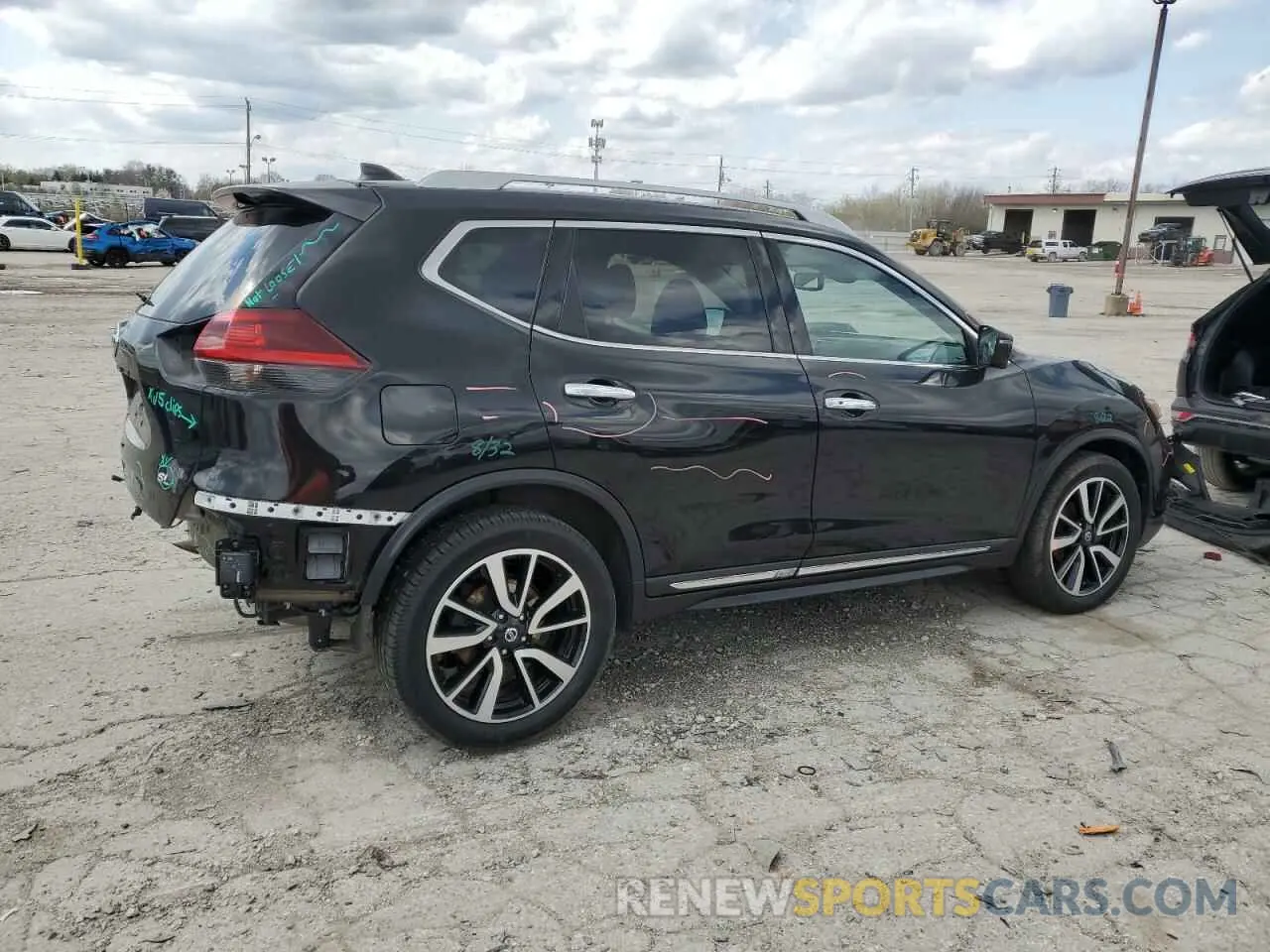 3 Photograph of a damaged car 5N1AT2MT1KC750418 NISSAN ROGUE 2019