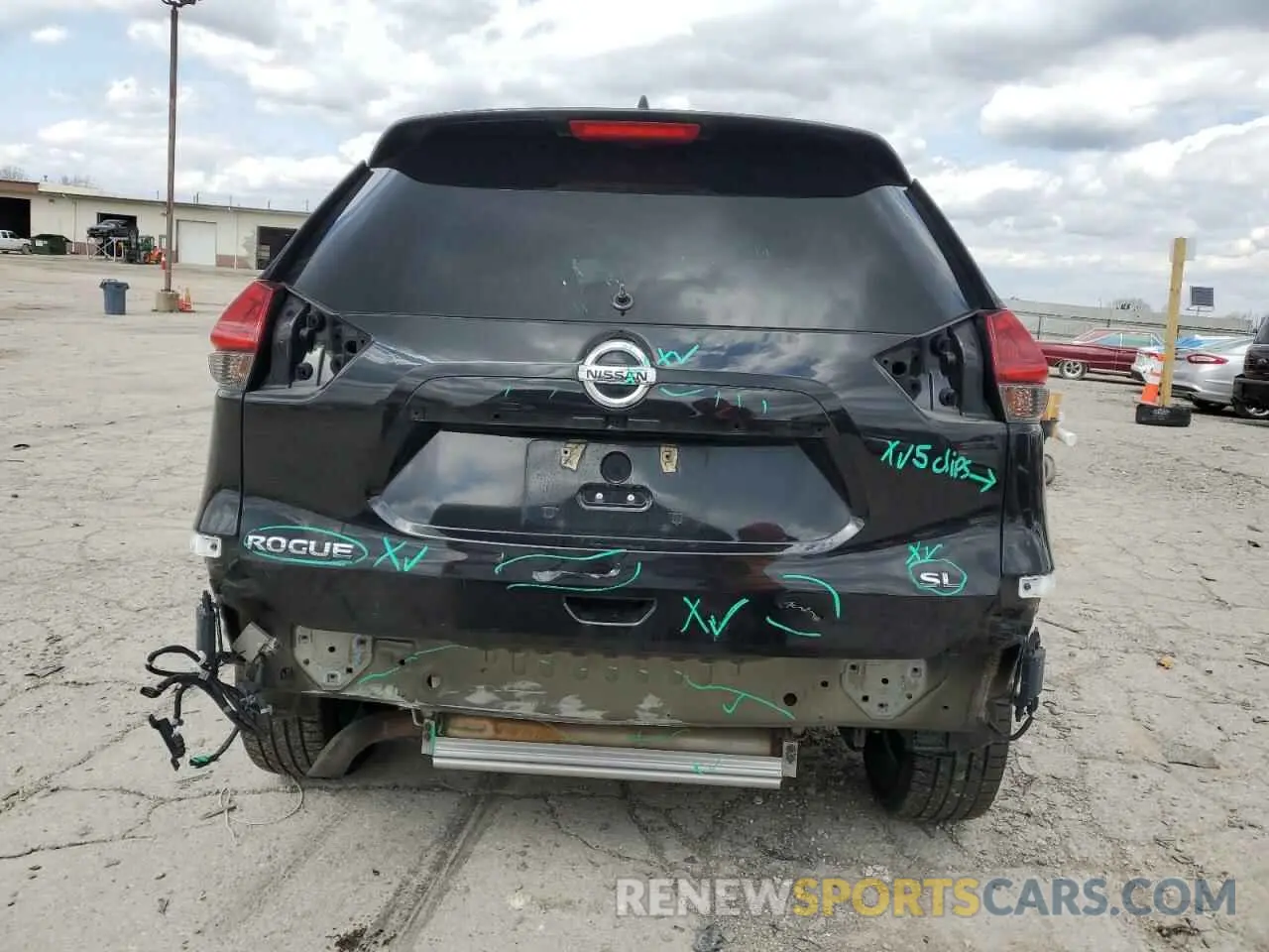 6 Photograph of a damaged car 5N1AT2MT1KC750418 NISSAN ROGUE 2019