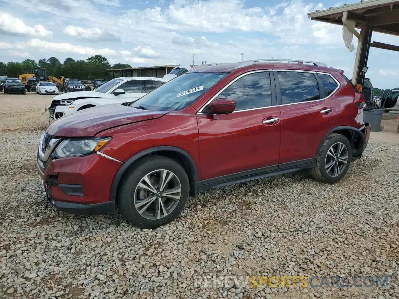 1 Photograph of a damaged car 5N1AT2MT1KC753190 NISSAN ROGUE 2019