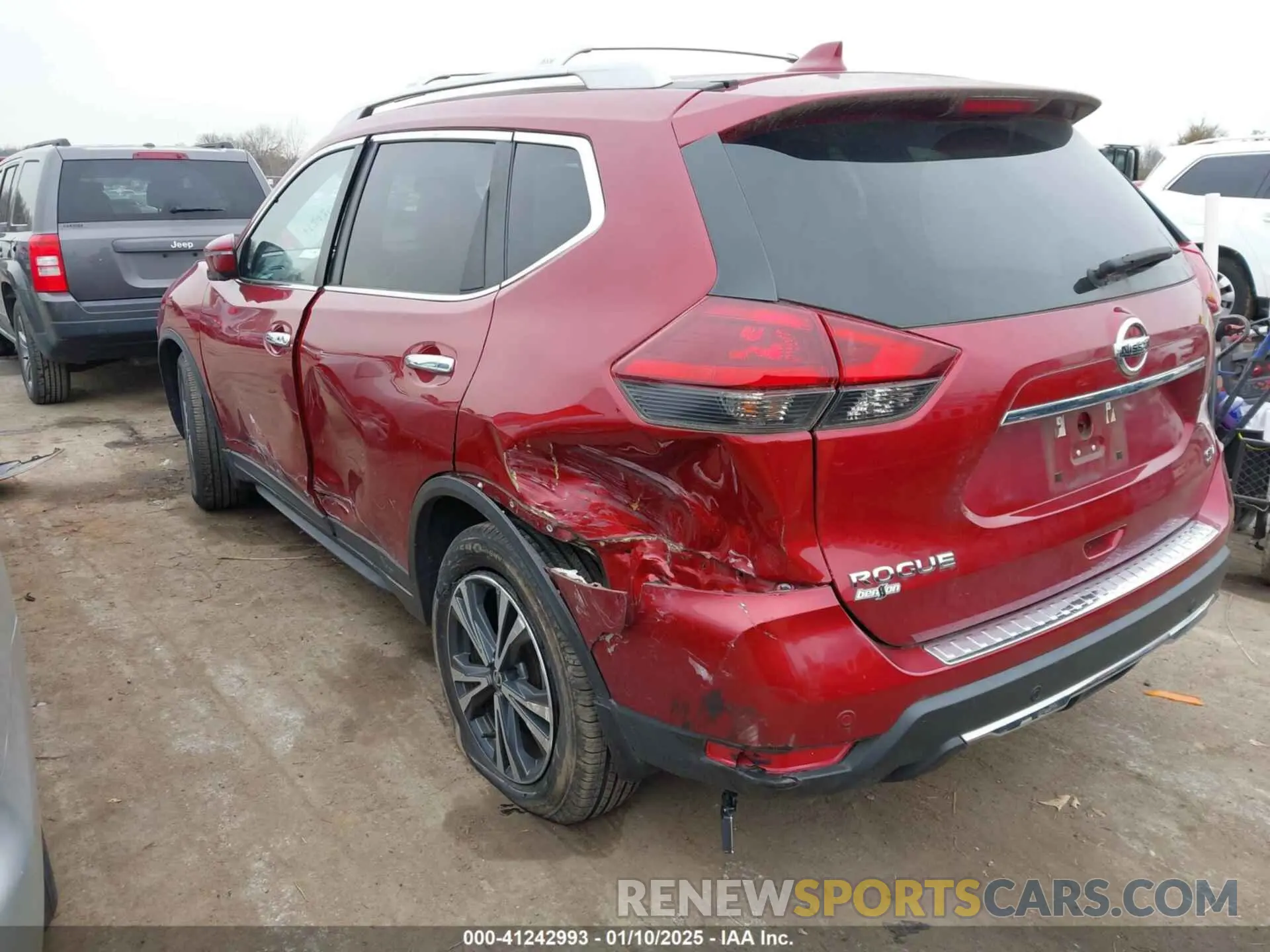 3 Photograph of a damaged car 5N1AT2MT1KC753948 NISSAN ROGUE 2019