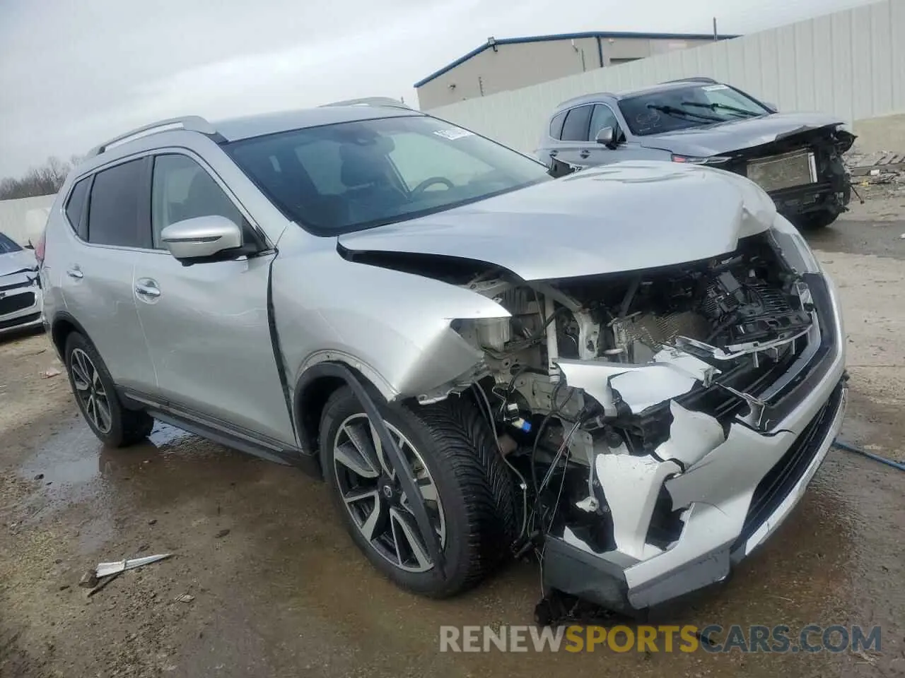 4 Photograph of a damaged car 5N1AT2MT1KC762634 NISSAN ROGUE 2019
