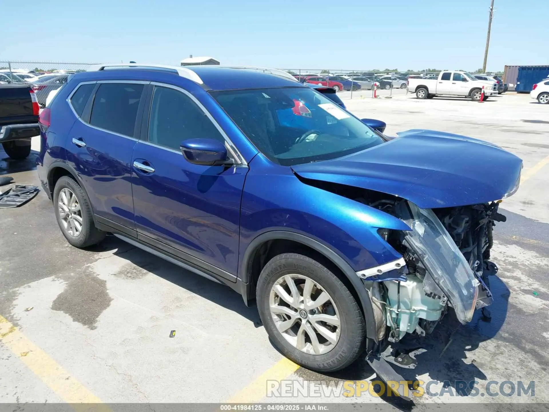 1 Photograph of a damaged car 5N1AT2MT1KC802517 NISSAN ROGUE 2019