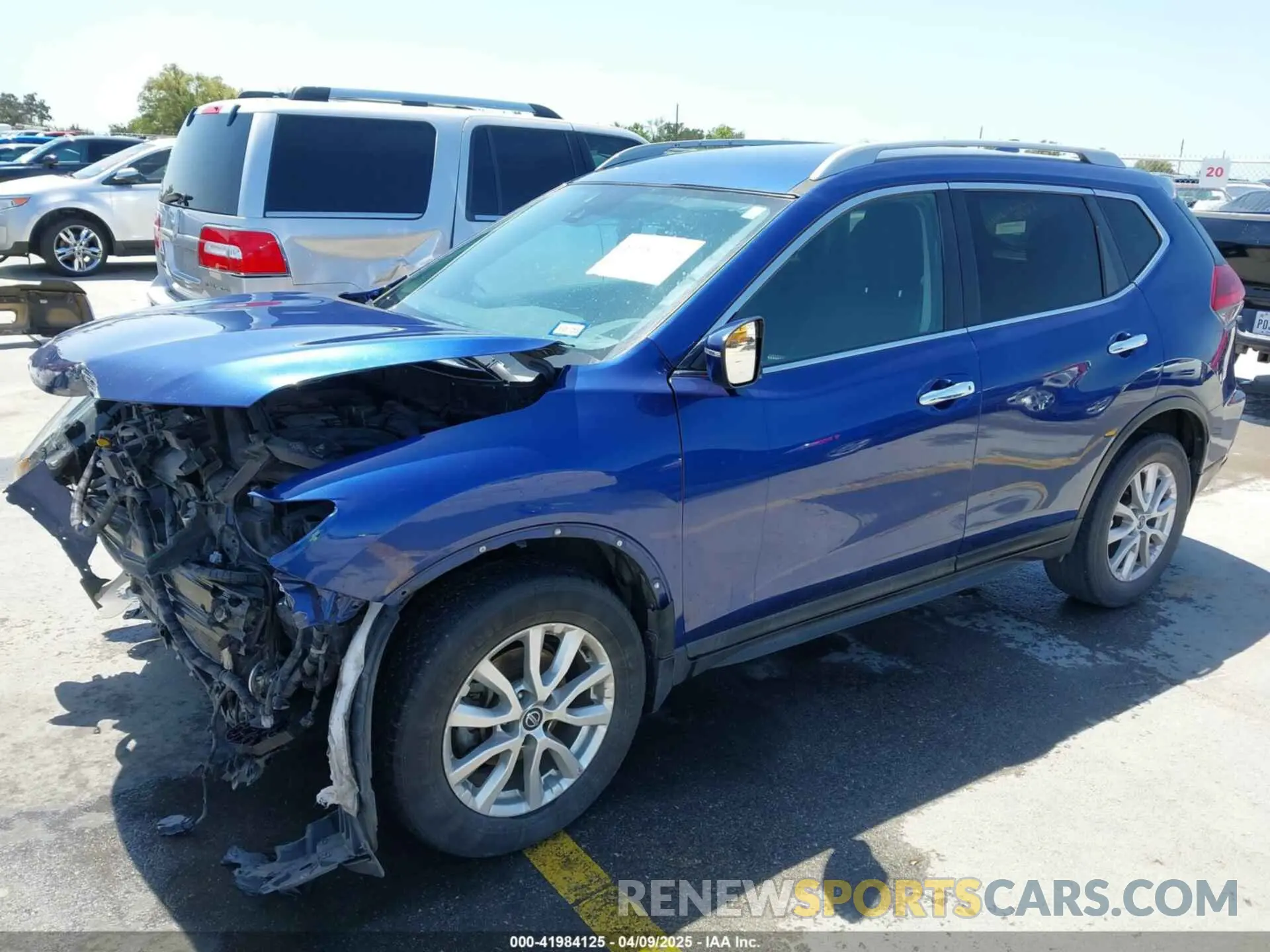 2 Photograph of a damaged car 5N1AT2MT1KC802517 NISSAN ROGUE 2019
