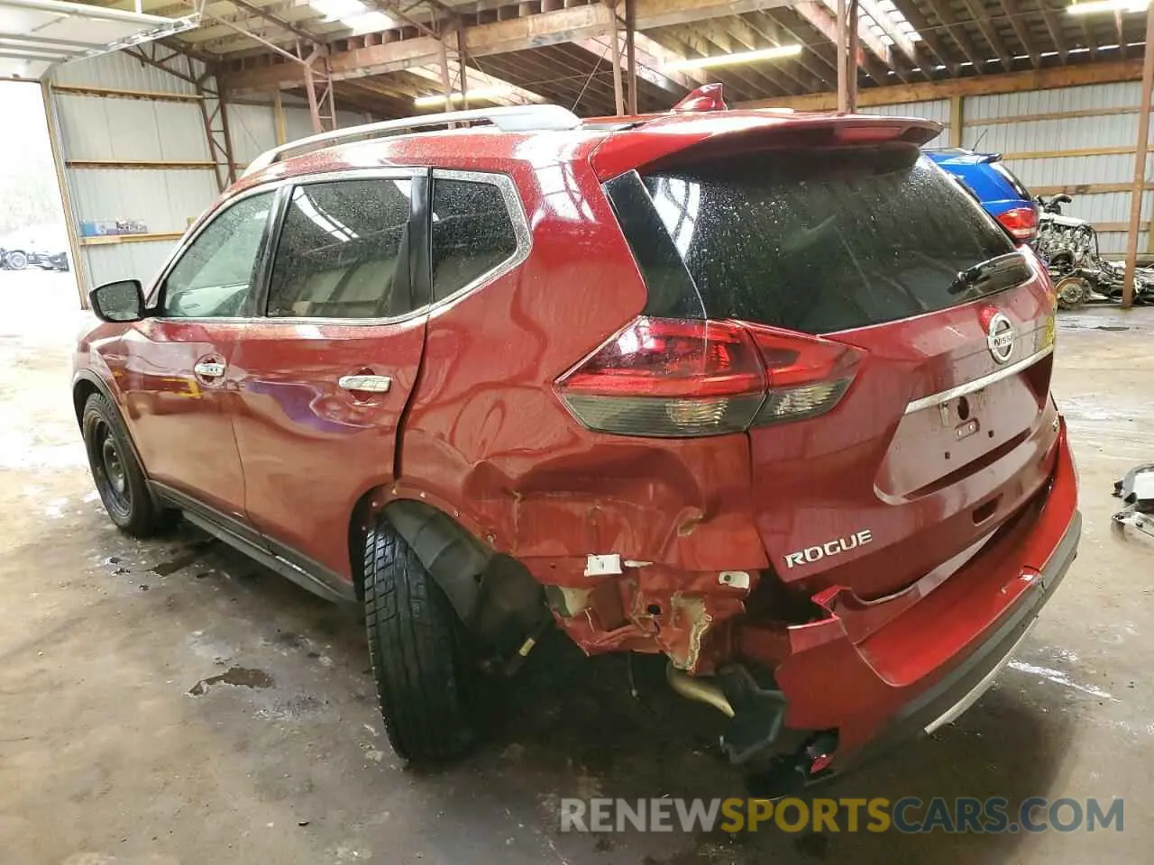 2 Photograph of a damaged car 5N1AT2MT2KC734521 NISSAN ROGUE 2019