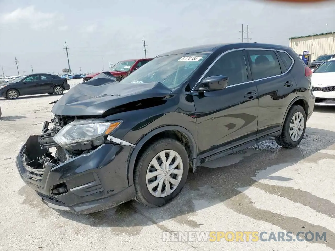 1 Photograph of a damaged car 5N1AT2MT2KC784268 NISSAN ROGUE 2019