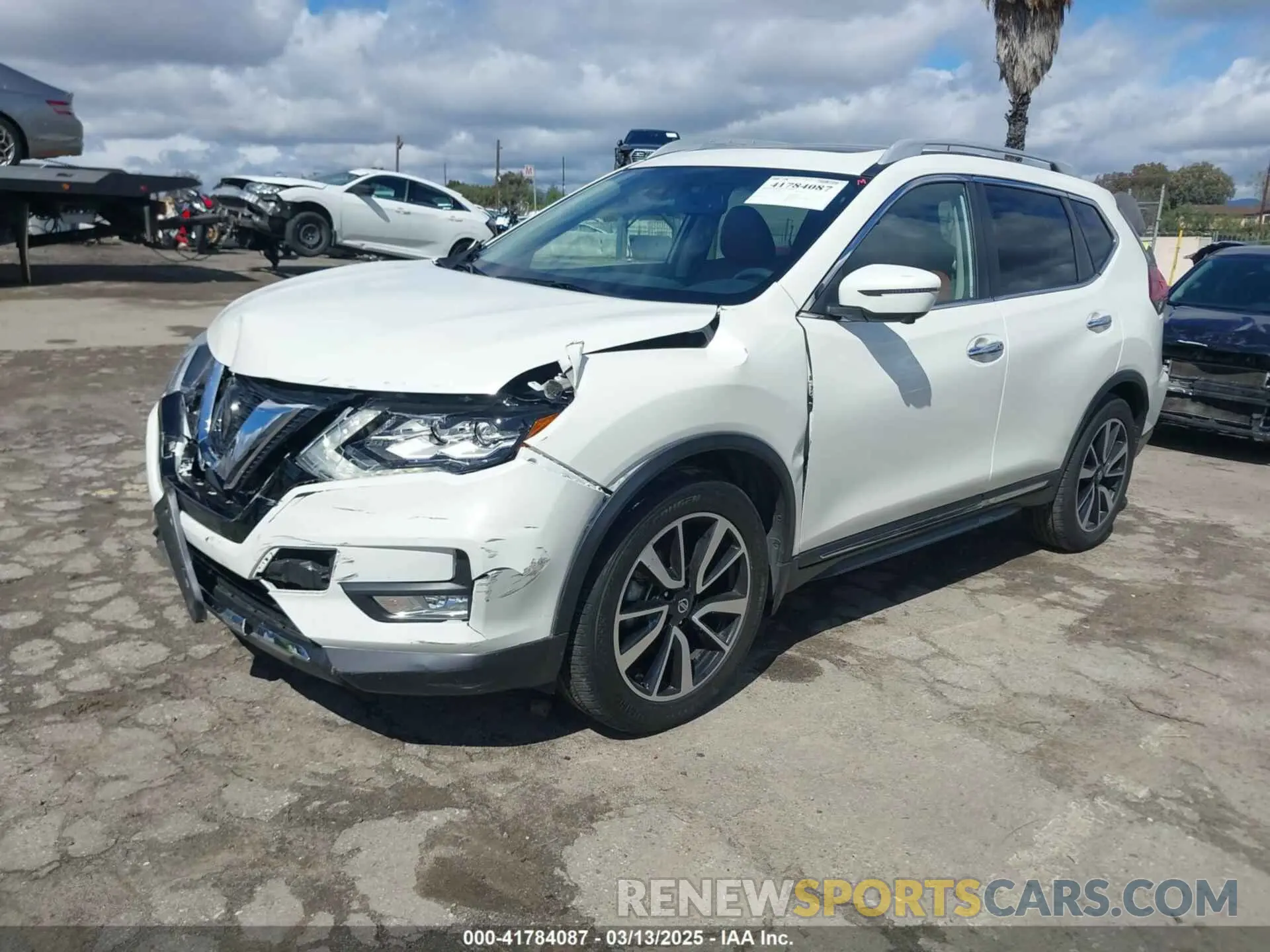 2 Photograph of a damaged car 5N1AT2MT2KC794816 NISSAN ROGUE 2019