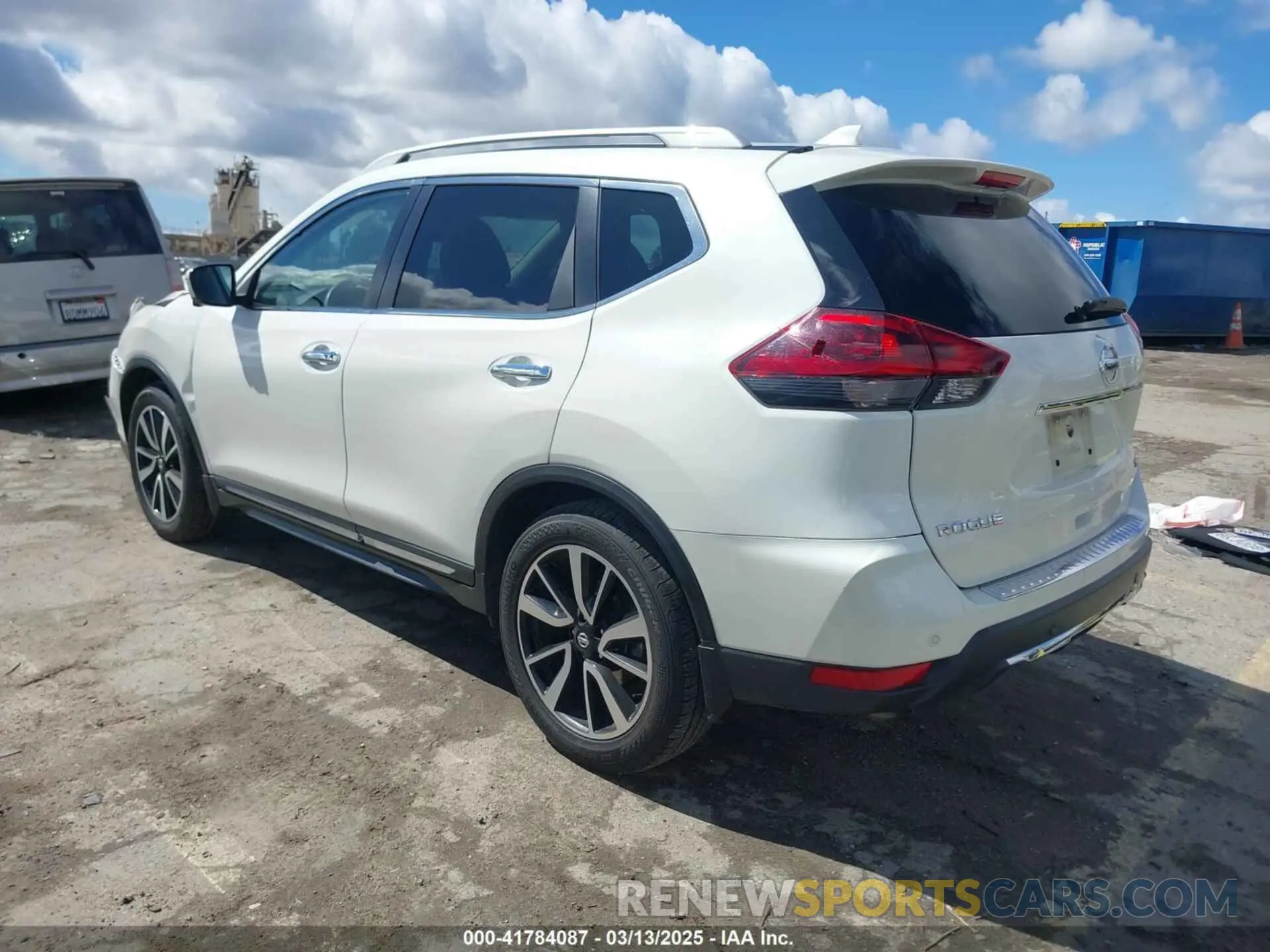 3 Photograph of a damaged car 5N1AT2MT2KC794816 NISSAN ROGUE 2019