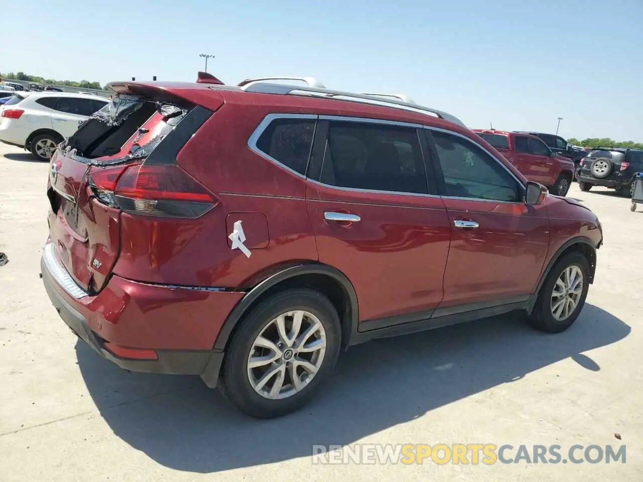 3 Photograph of a damaged car 5N1AT2MT2KC798154 NISSAN ROGUE 2019