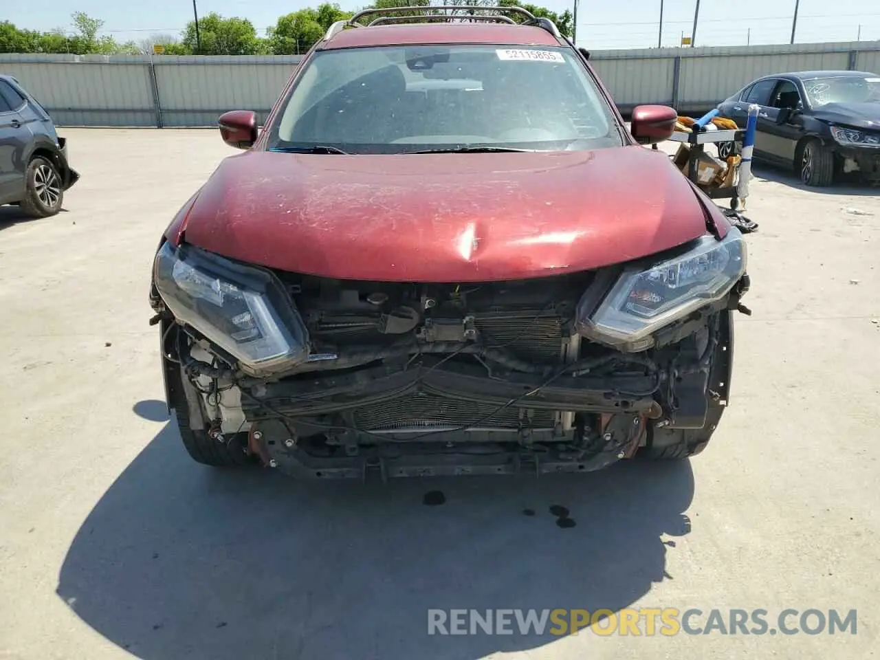 5 Photograph of a damaged car 5N1AT2MT2KC798154 NISSAN ROGUE 2019
