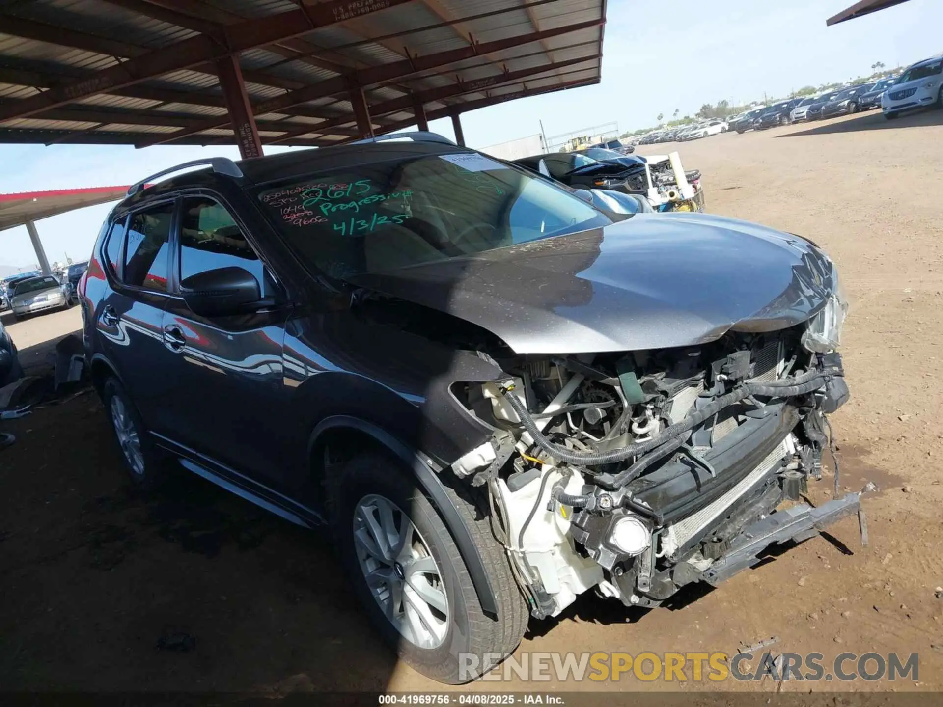 1 Photograph of a damaged car 5N1AT2MT2KC809606 NISSAN ROGUE 2019