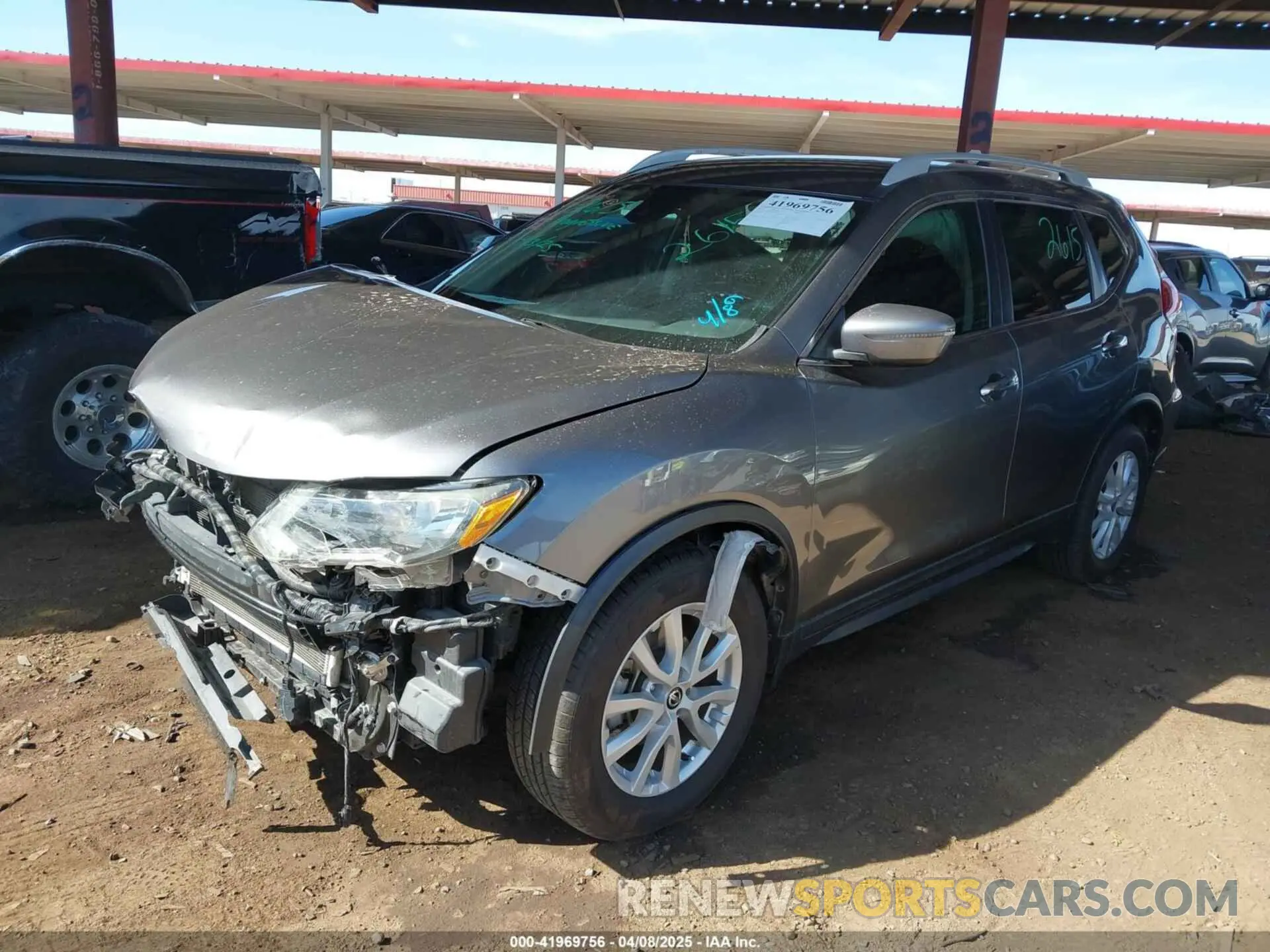 2 Photograph of a damaged car 5N1AT2MT2KC809606 NISSAN ROGUE 2019