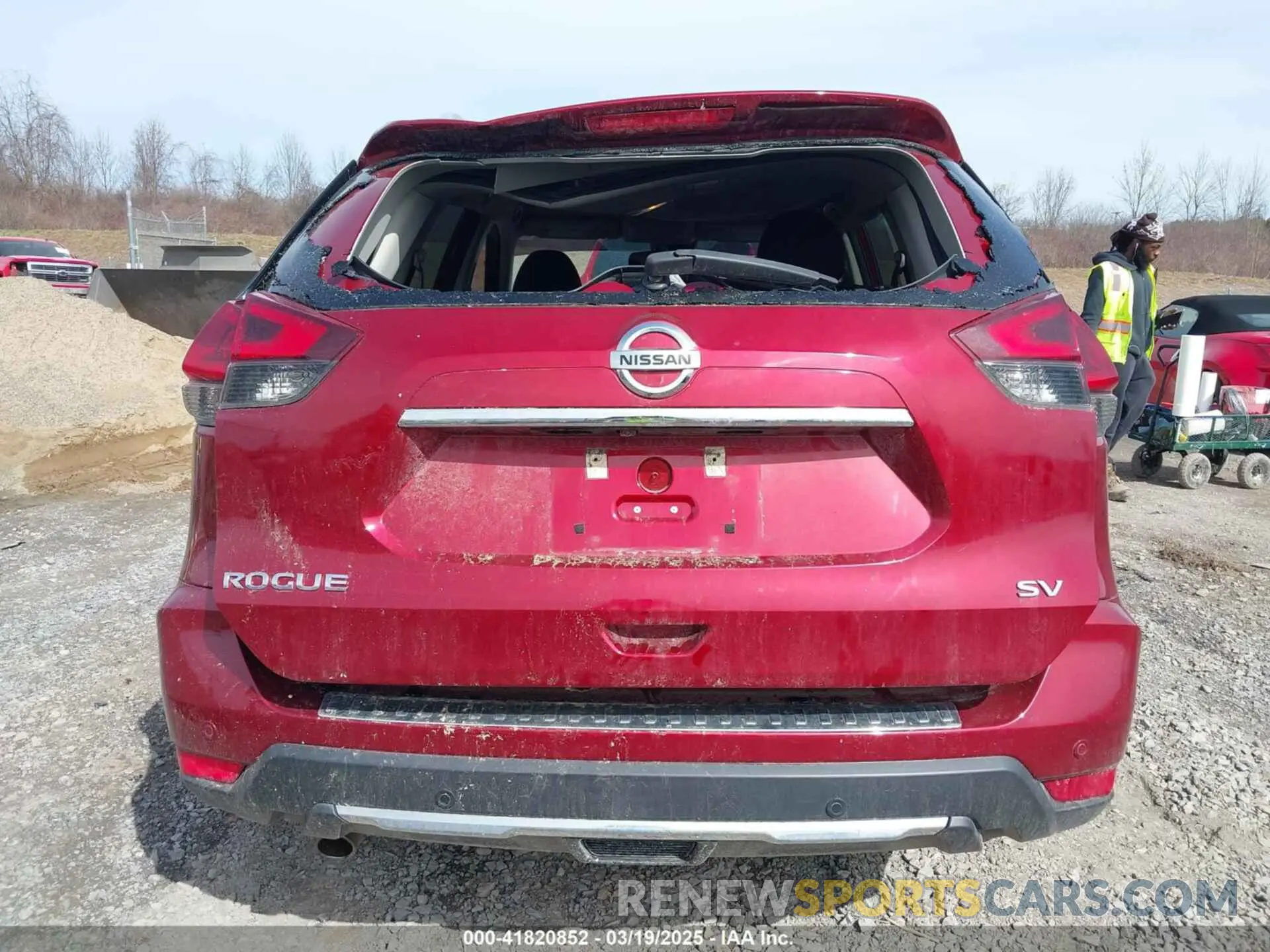 6 Photograph of a damaged car 5N1AT2MT3KC709806 NISSAN ROGUE 2019