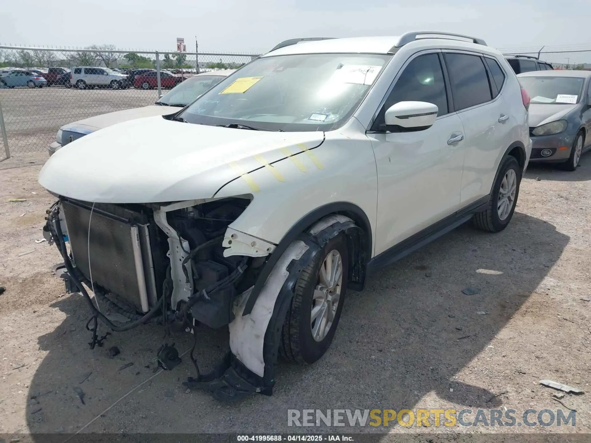 2 Photograph of a damaged car 5N1AT2MT3KC715105 NISSAN ROGUE 2019