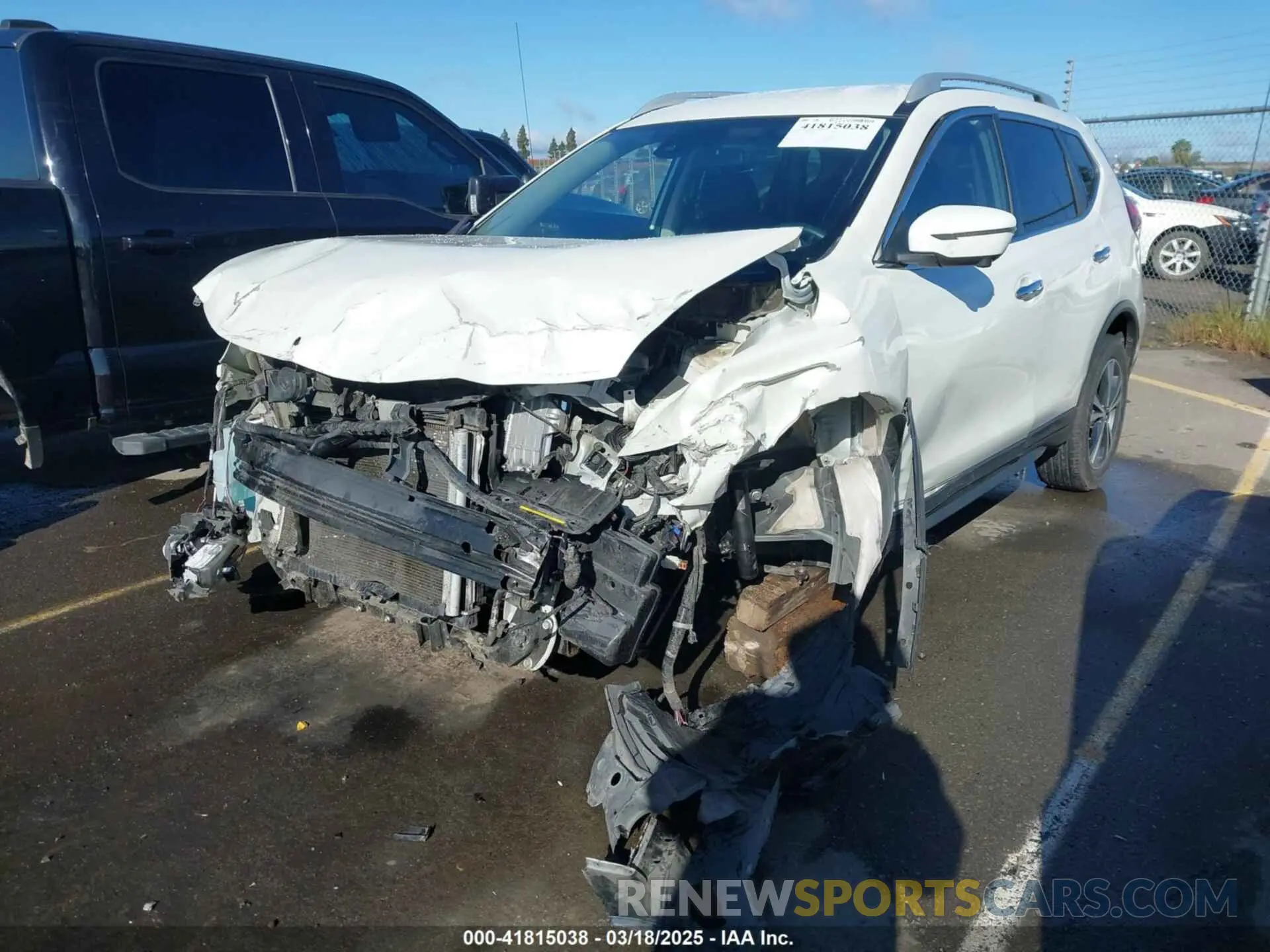 2 Photograph of a damaged car 5N1AT2MT3KC736441 NISSAN ROGUE 2019