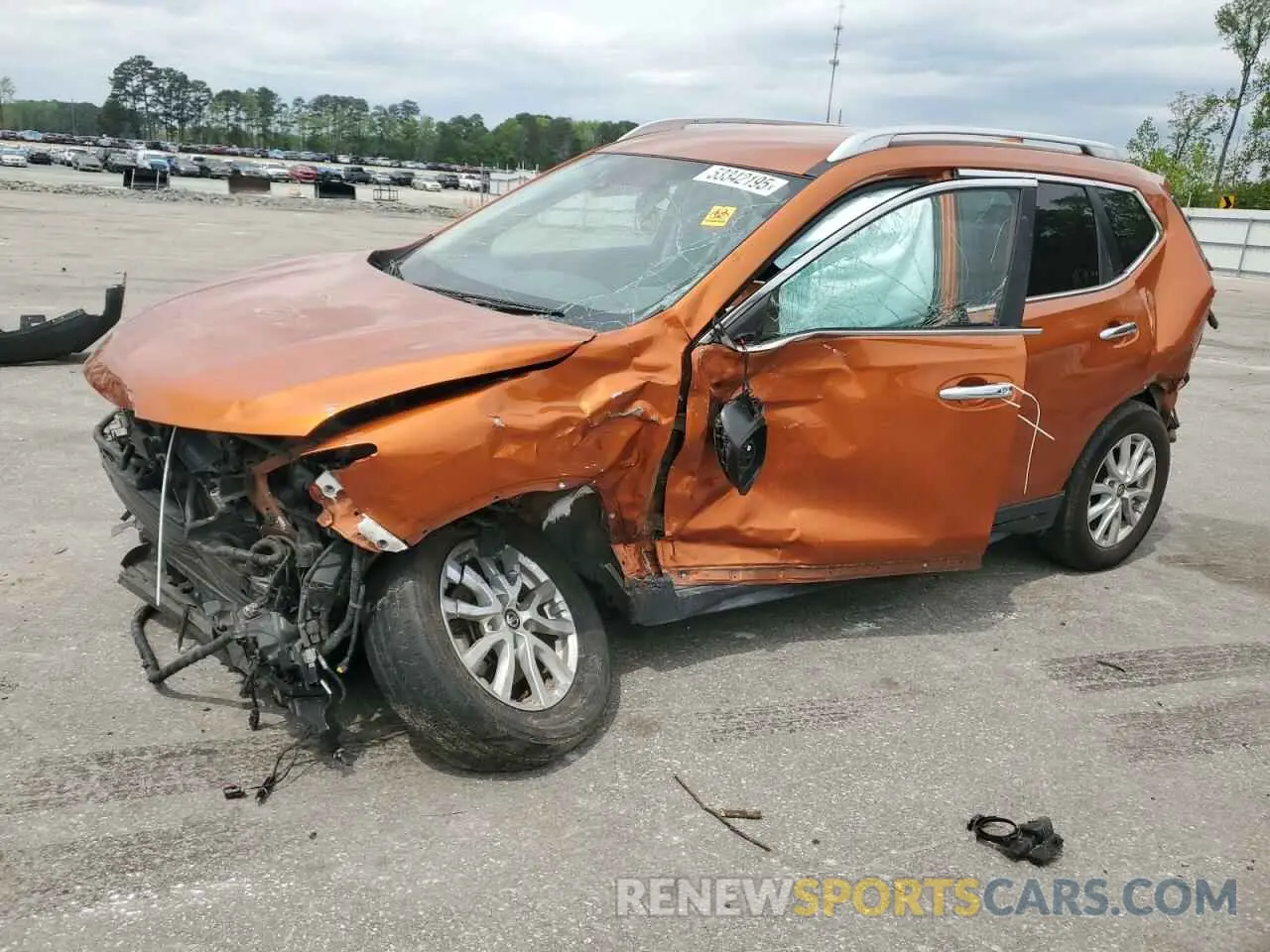 1 Photograph of a damaged car 5N1AT2MT4KC702461 NISSAN ROGUE 2019