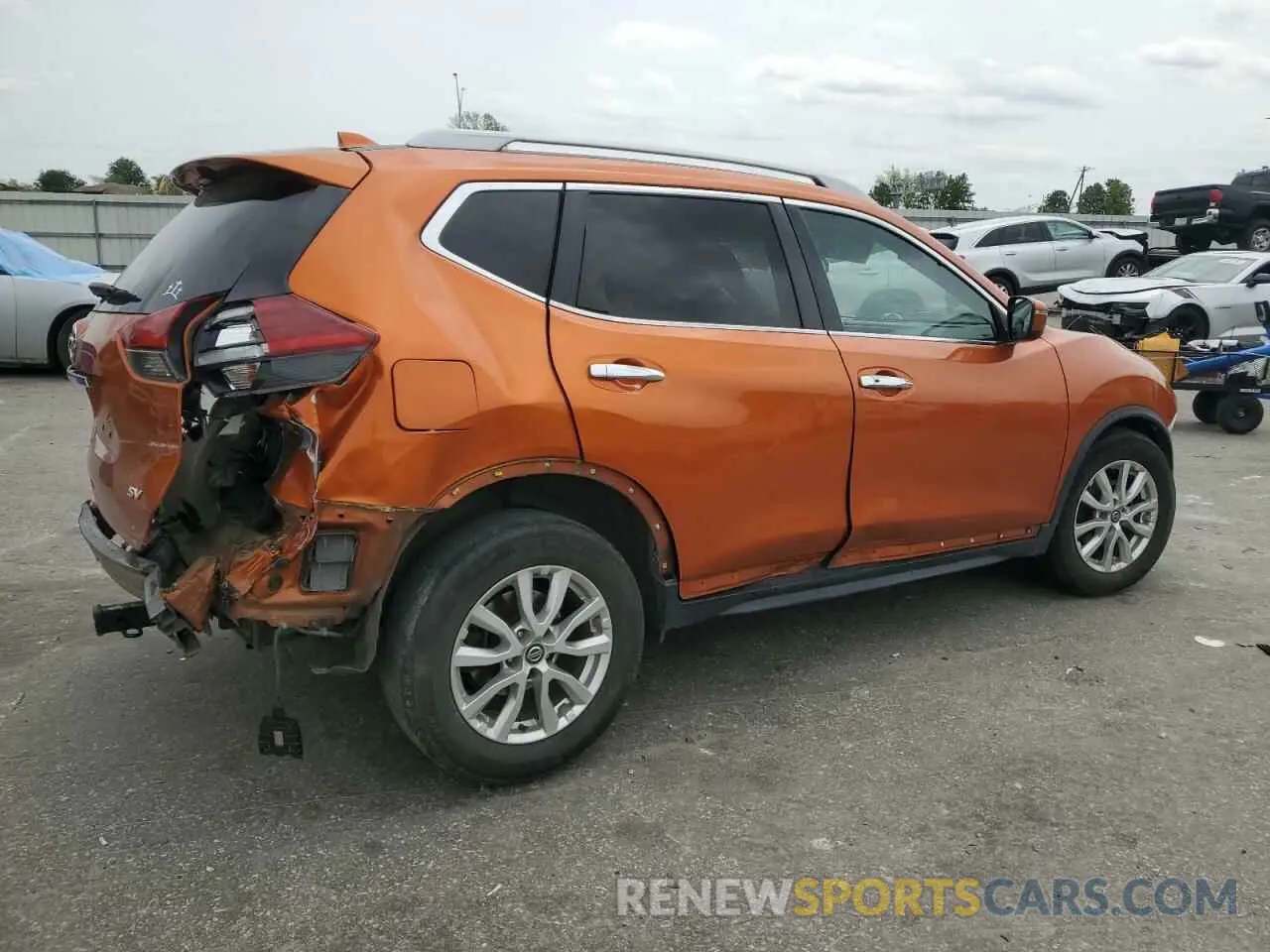 3 Photograph of a damaged car 5N1AT2MT4KC702461 NISSAN ROGUE 2019