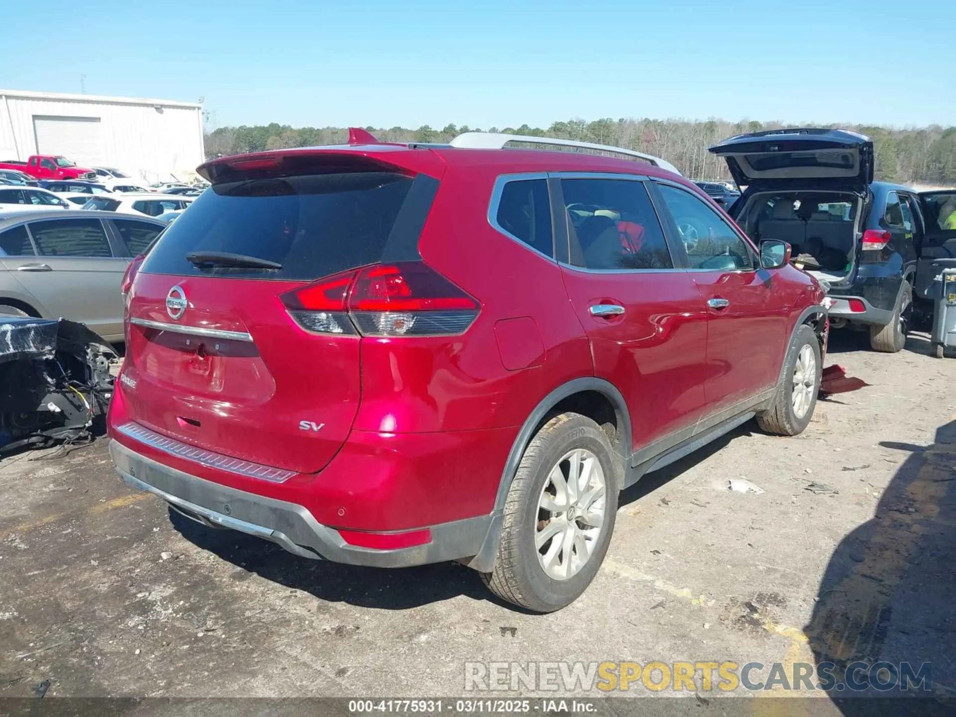 4 Photograph of a damaged car 5N1AT2MT4KC767083 NISSAN ROGUE 2019