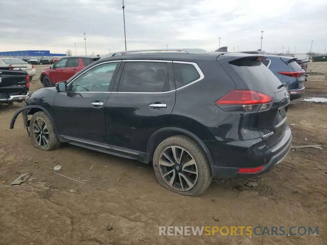 2 Photograph of a damaged car 5N1AT2MT4KC785972 NISSAN ROGUE 2019