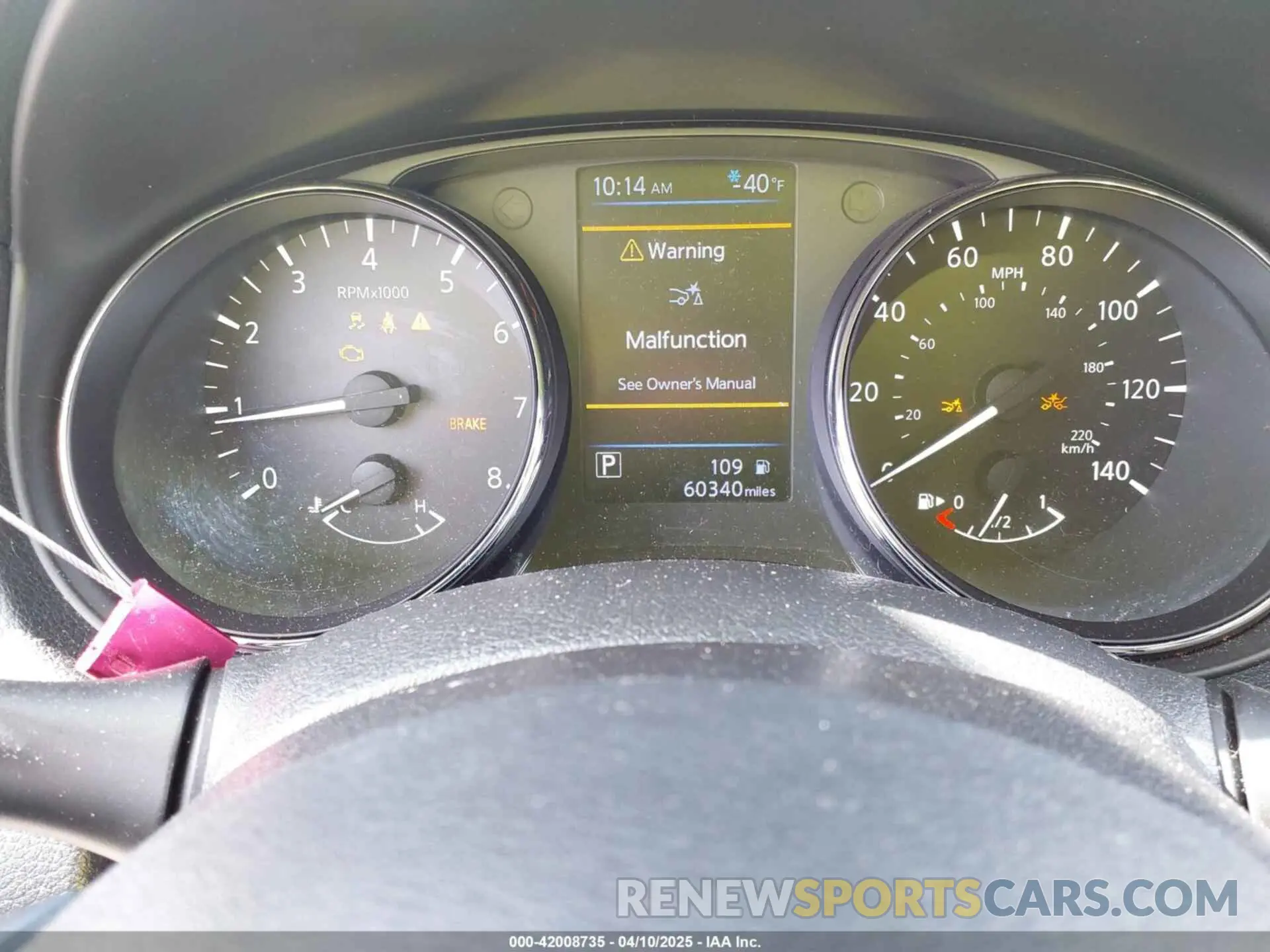 7 Photograph of a damaged car 5N1AT2MT4KC794820 NISSAN ROGUE 2019