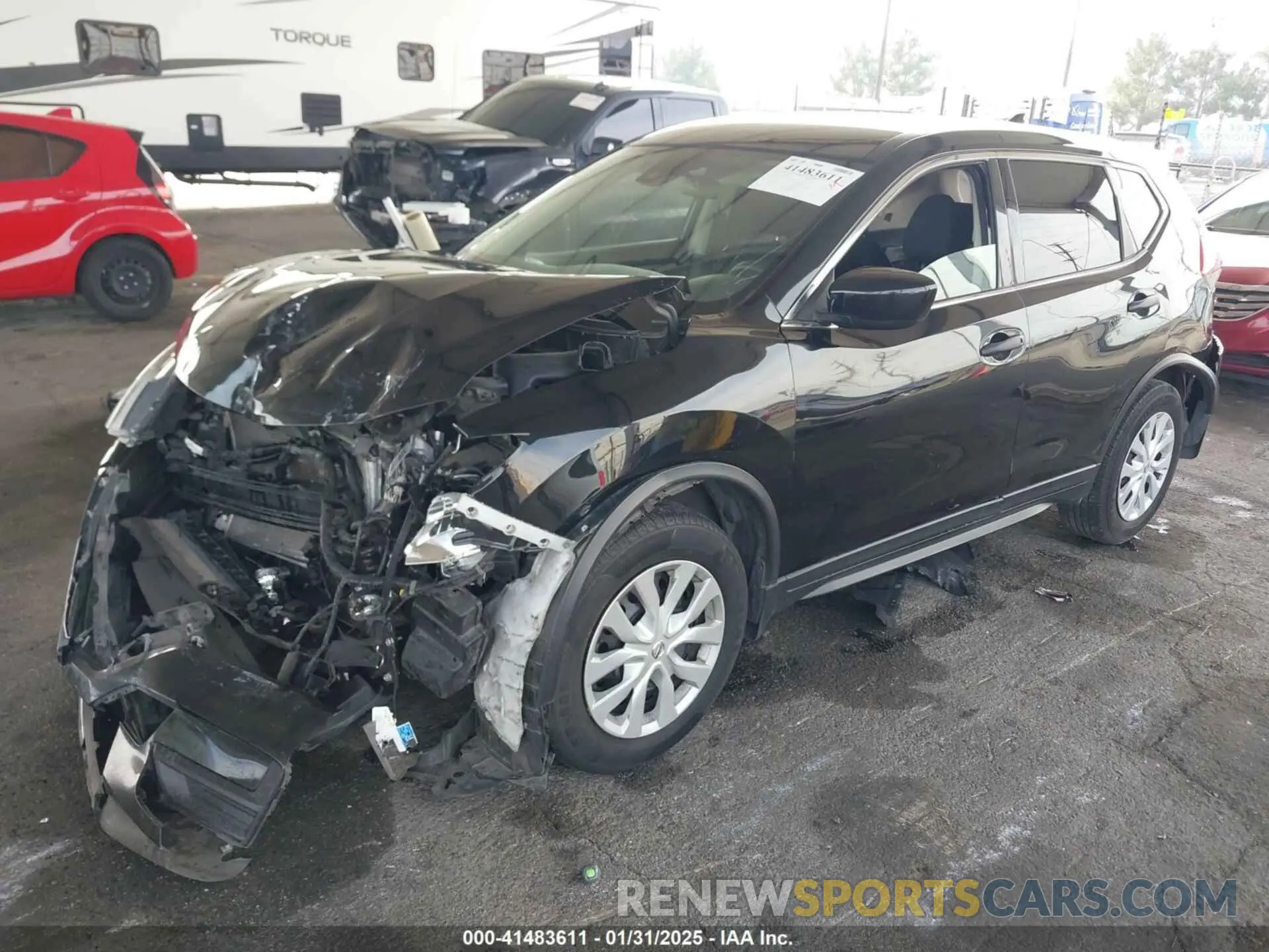 2 Photograph of a damaged car 5N1AT2MT4KC839643 NISSAN ROGUE 2019