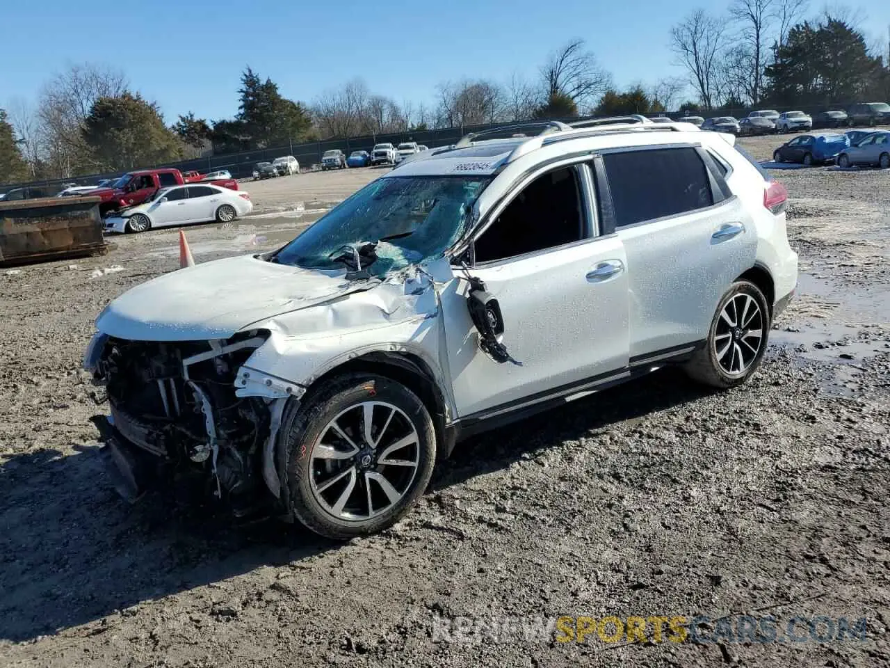 1 Photograph of a damaged car 5N1AT2MT5KC825413 NISSAN ROGUE 2019