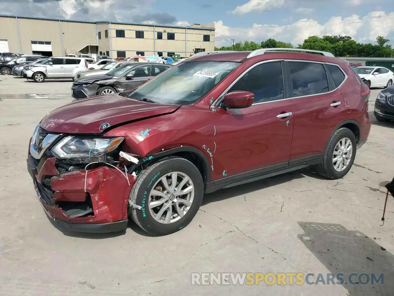 1 Photograph of a damaged car 5N1AT2MT6KC717379 NISSAN ROGUE 2019