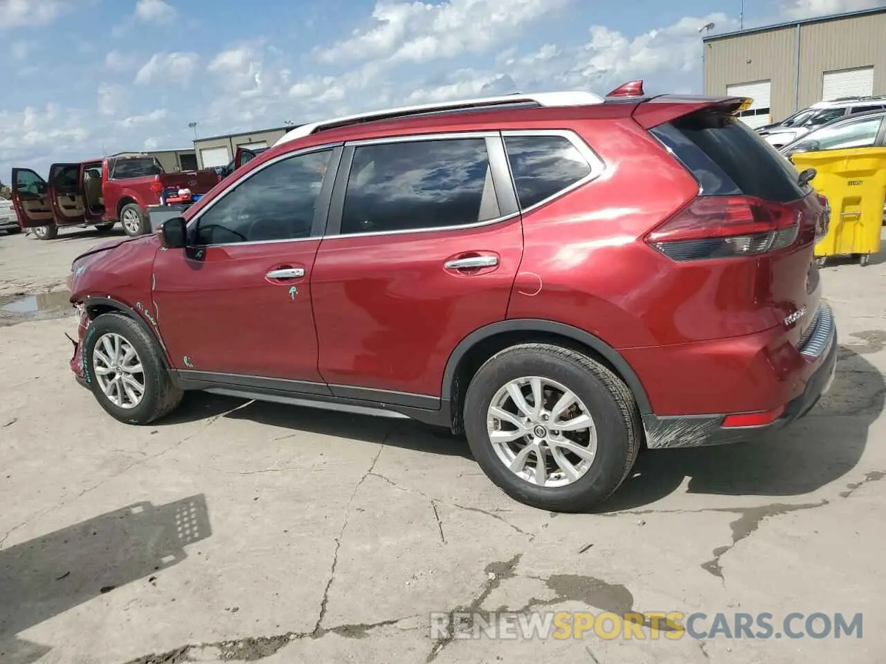 2 Photograph of a damaged car 5N1AT2MT6KC717379 NISSAN ROGUE 2019