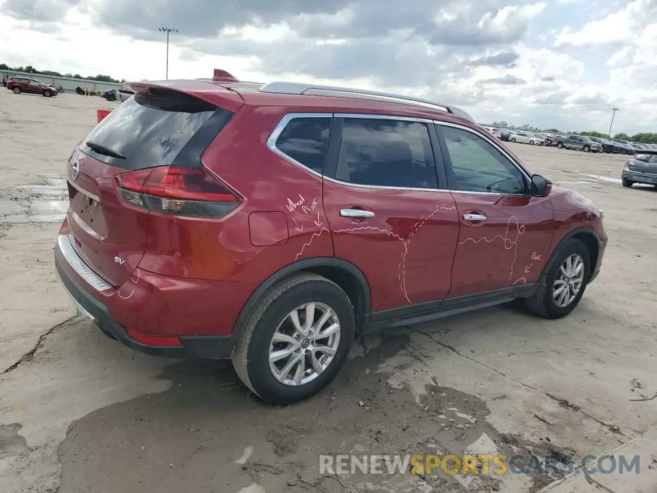3 Photograph of a damaged car 5N1AT2MT6KC717379 NISSAN ROGUE 2019