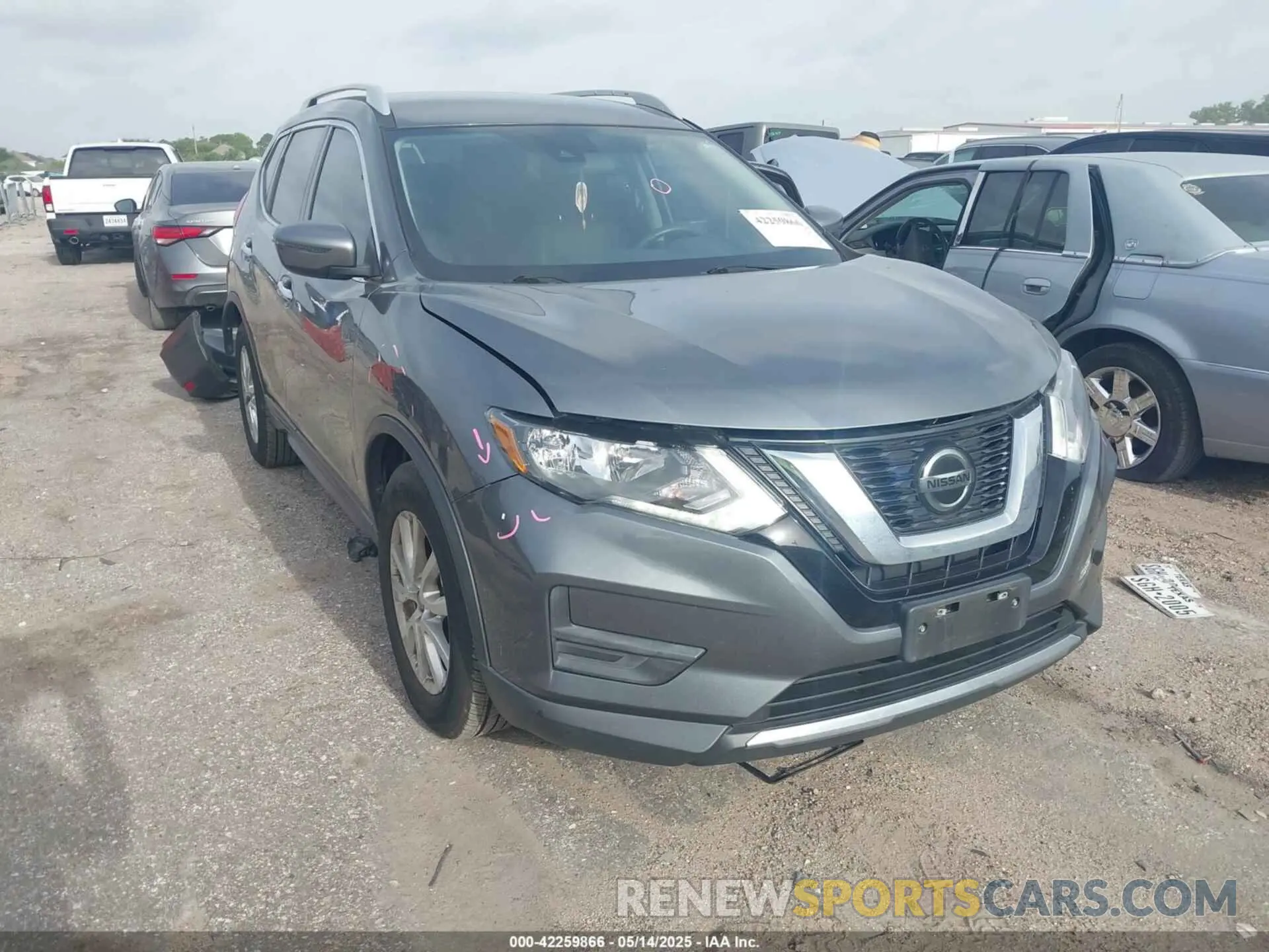 1 Photograph of a damaged car 5N1AT2MT6KC733260 NISSAN ROGUE 2019