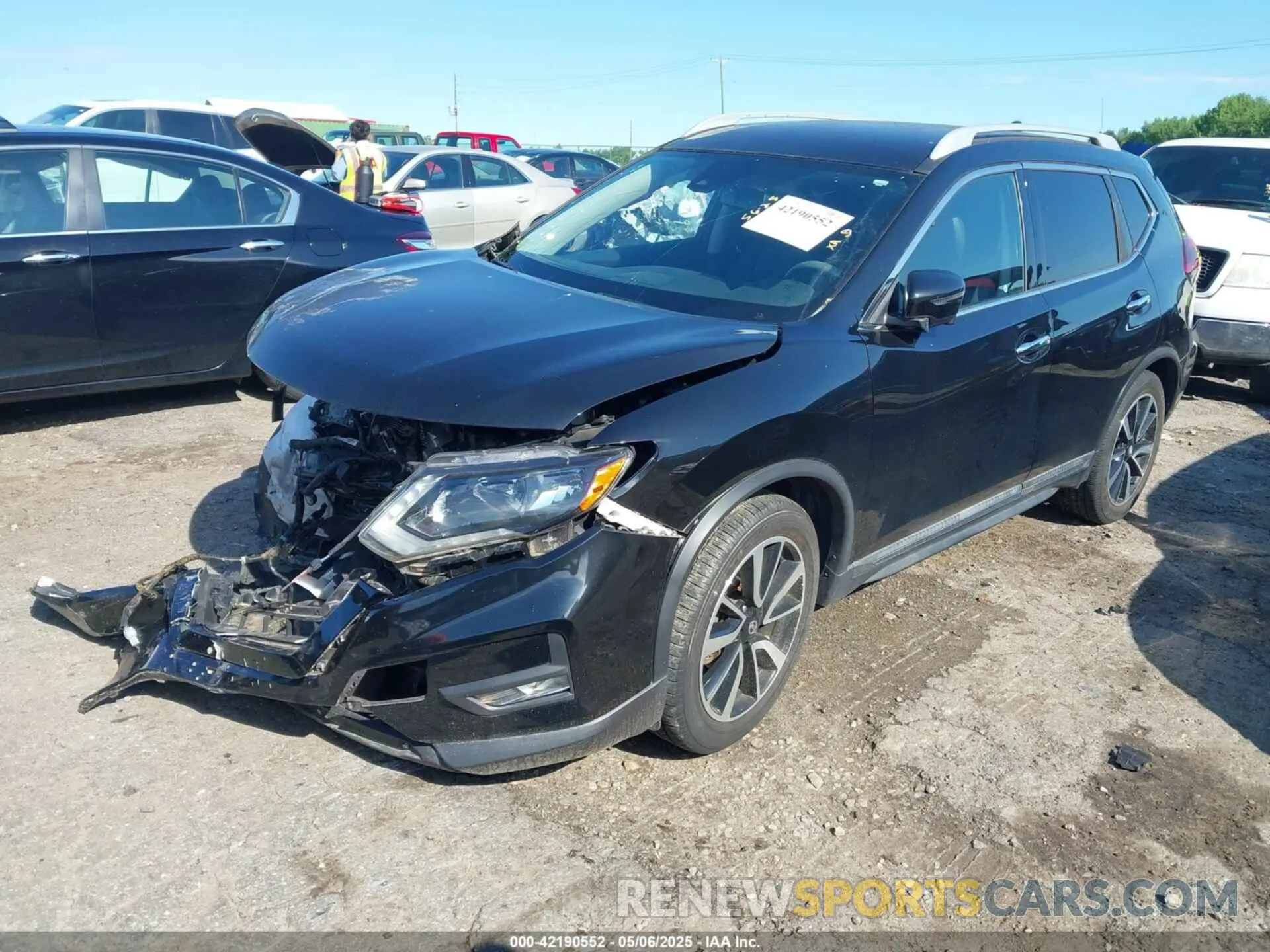 2 Photograph of a damaged car 5N1AT2MT6KC759616 NISSAN ROGUE 2019