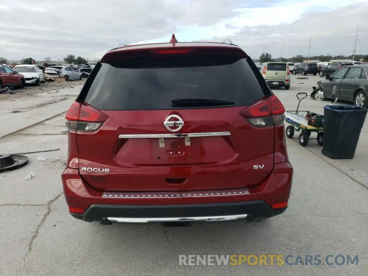 6 Photograph of a damaged car 5N1AT2MT6KC787626 NISSAN ROGUE 2019