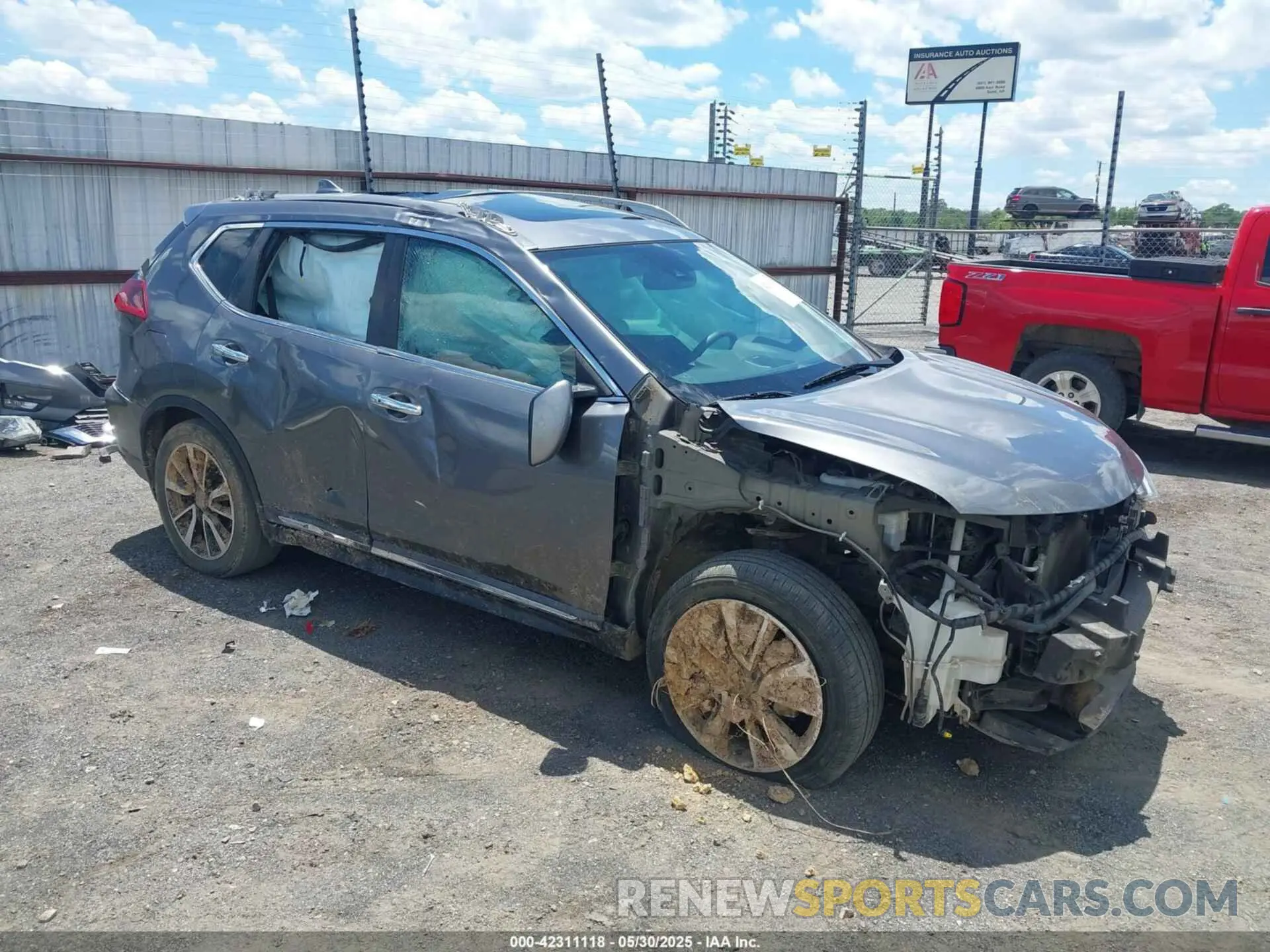 1 Photograph of a damaged car 5N1AT2MT6KC806658 NISSAN ROGUE 2019