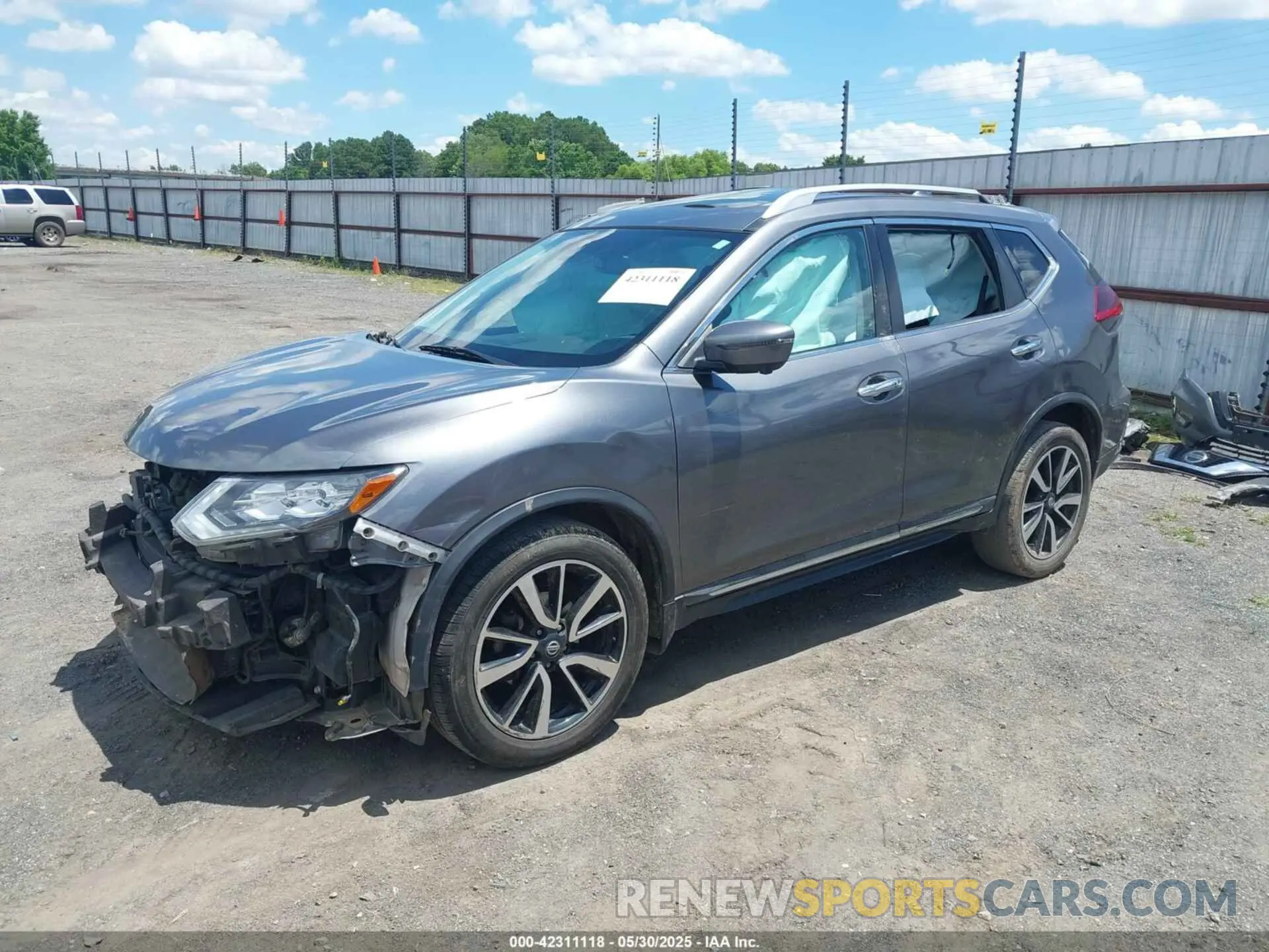 2 Photograph of a damaged car 5N1AT2MT6KC806658 NISSAN ROGUE 2019