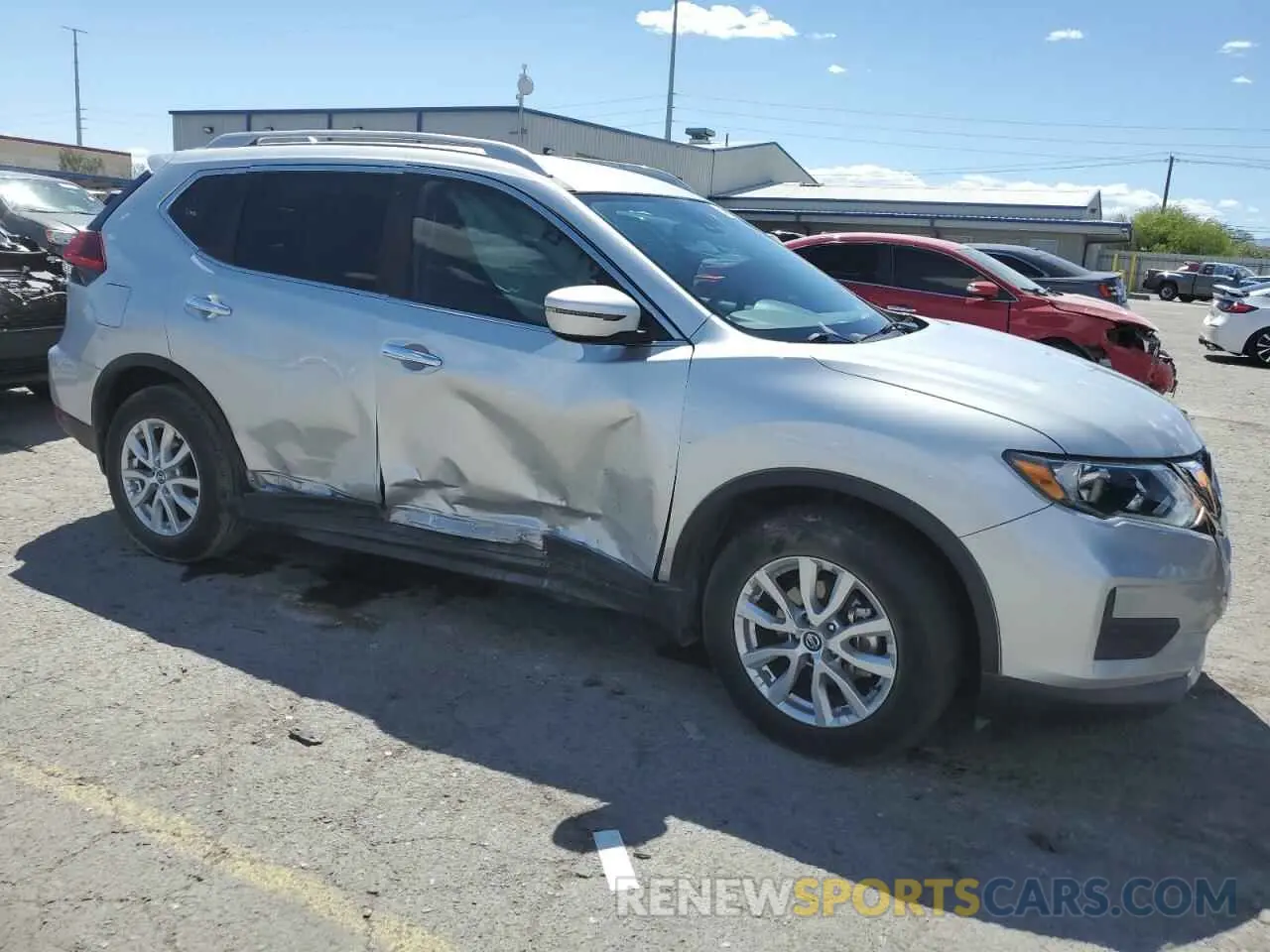 4 Photograph of a damaged car 5N1AT2MT6KC811990 NISSAN ROGUE 2019