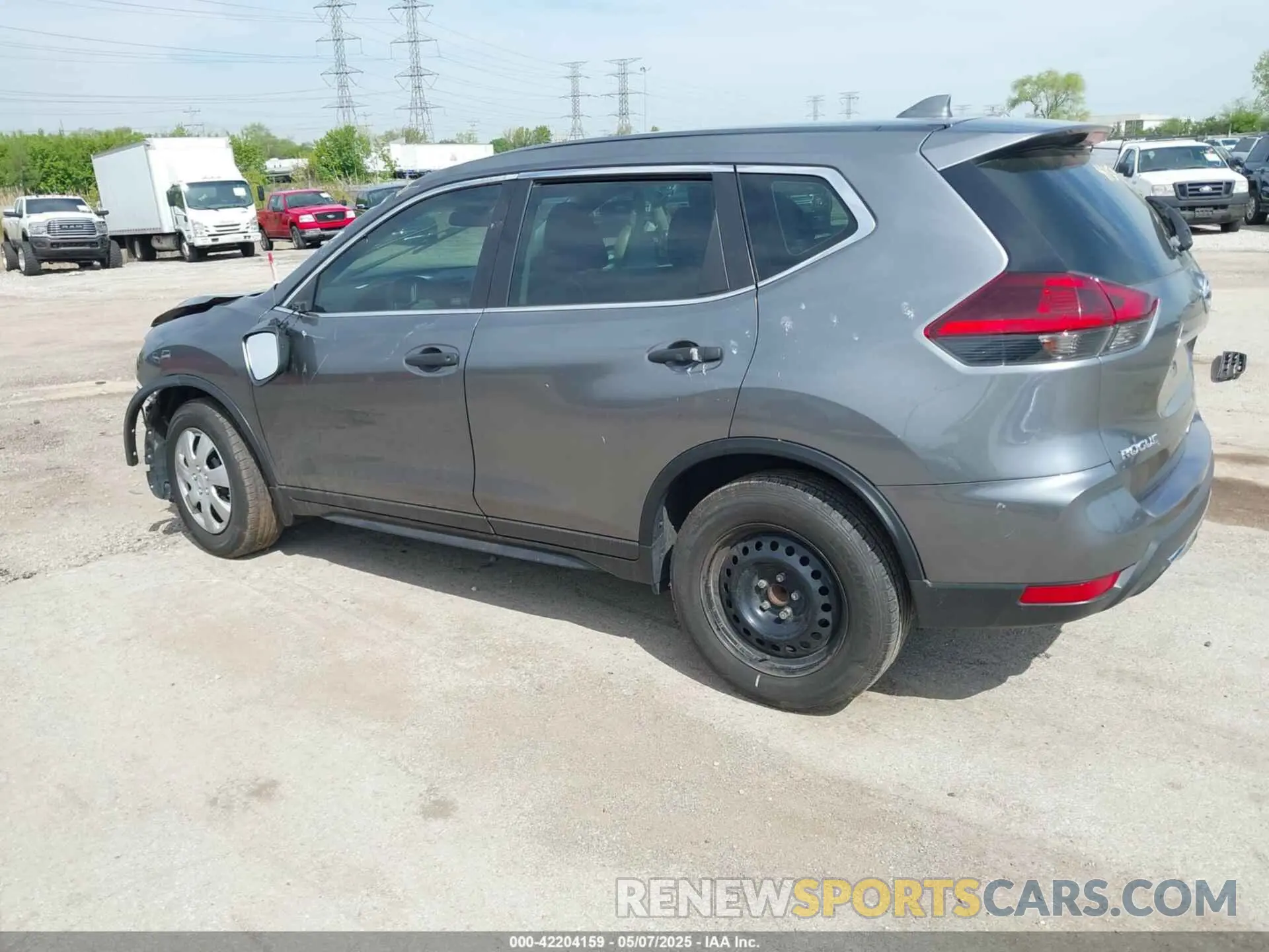 3 Photograph of a damaged car 5N1AT2MT7KC747698 NISSAN ROGUE 2019