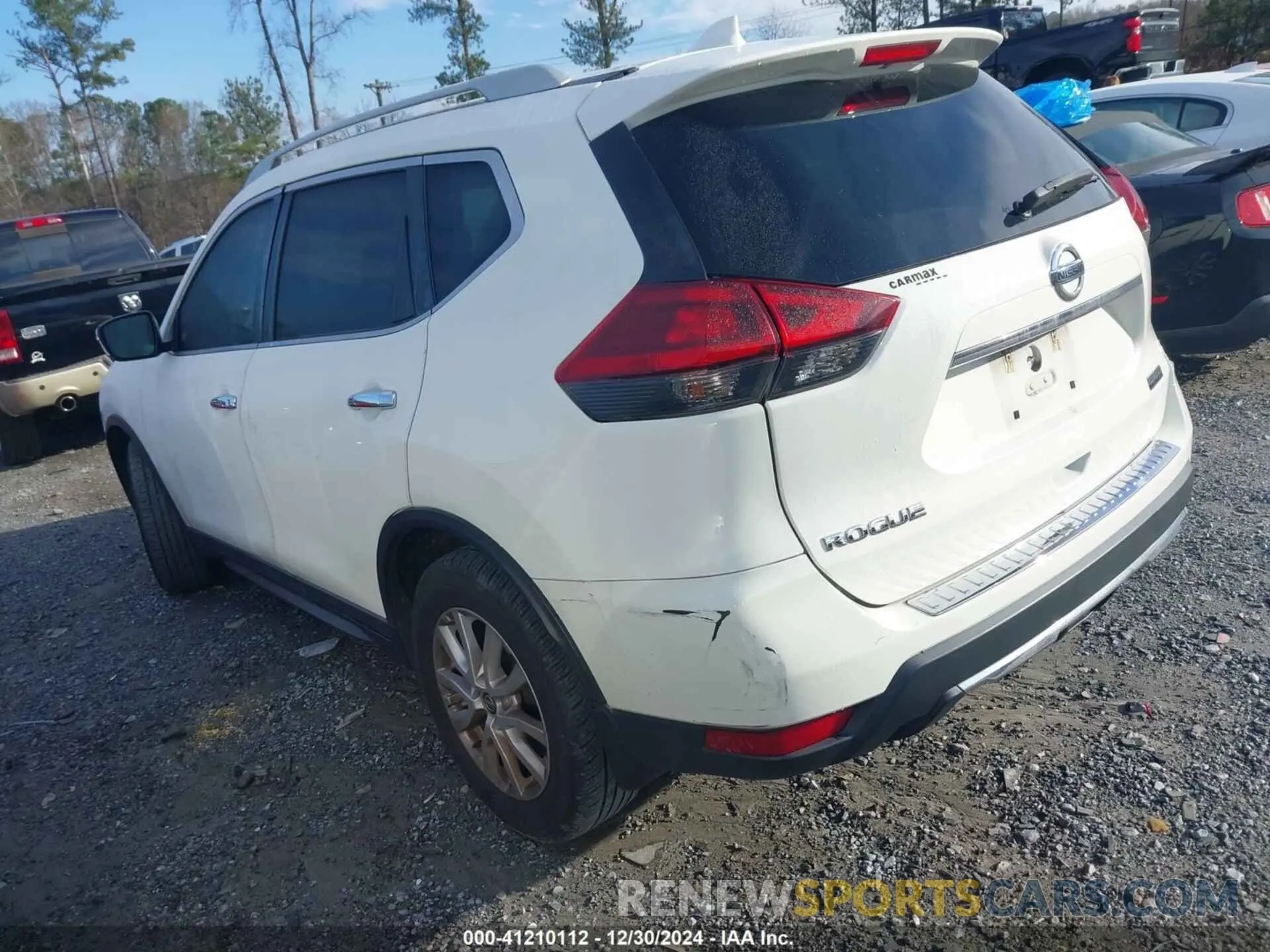3 Photograph of a damaged car 5N1AT2MT7KC783987 NISSAN ROGUE 2019
