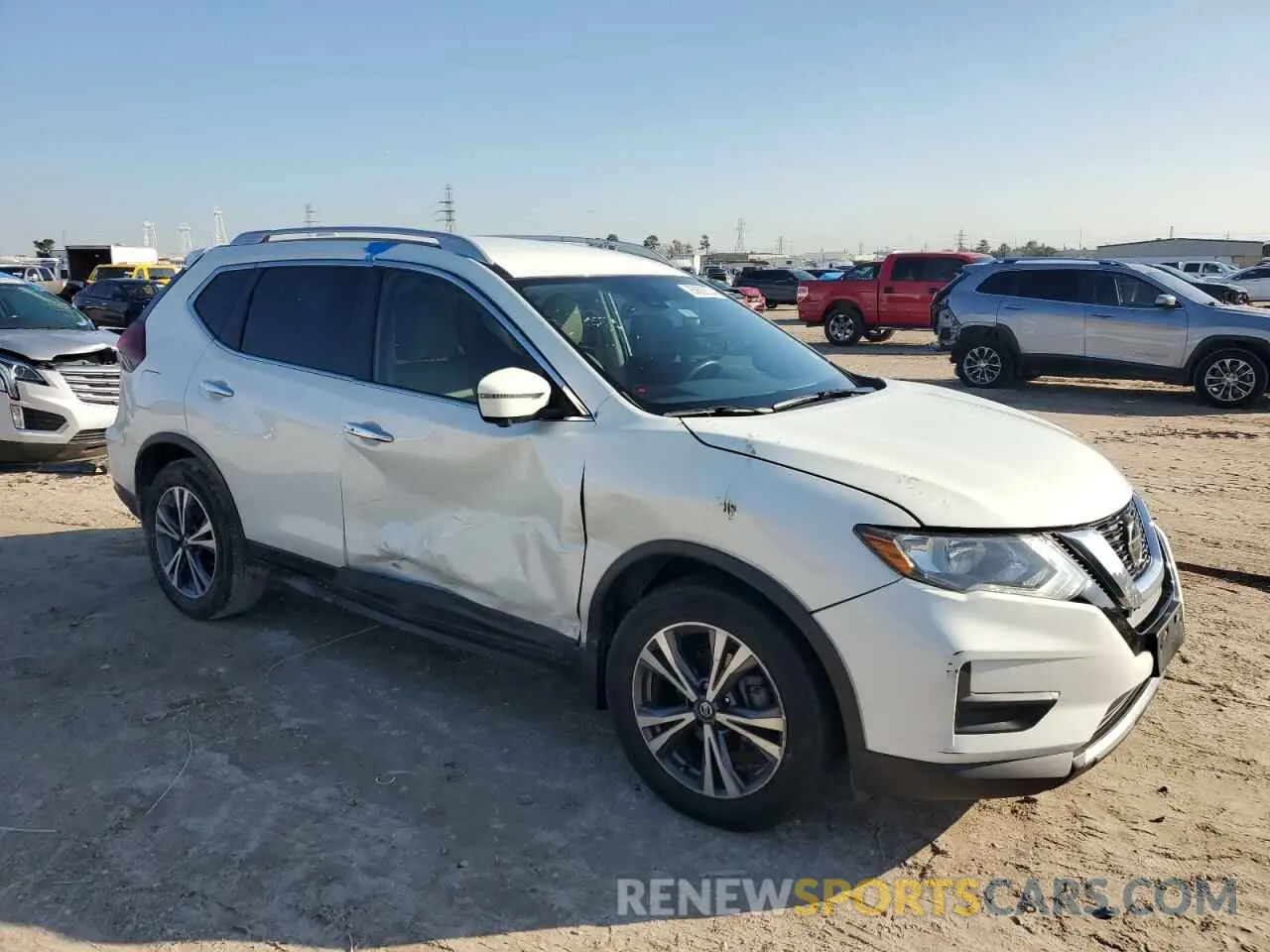 4 Photograph of a damaged car 5N1AT2MT7KC787330 NISSAN ROGUE 2019