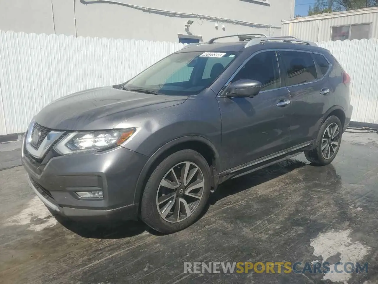 1 Photograph of a damaged car 5N1AT2MT7KC804367 NISSAN ROGUE 2019