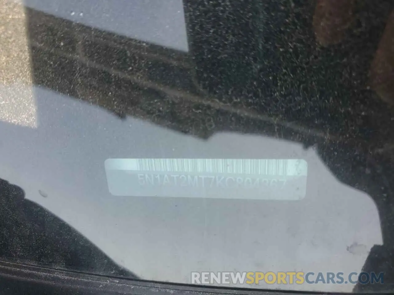 13 Photograph of a damaged car 5N1AT2MT7KC804367 NISSAN ROGUE 2019