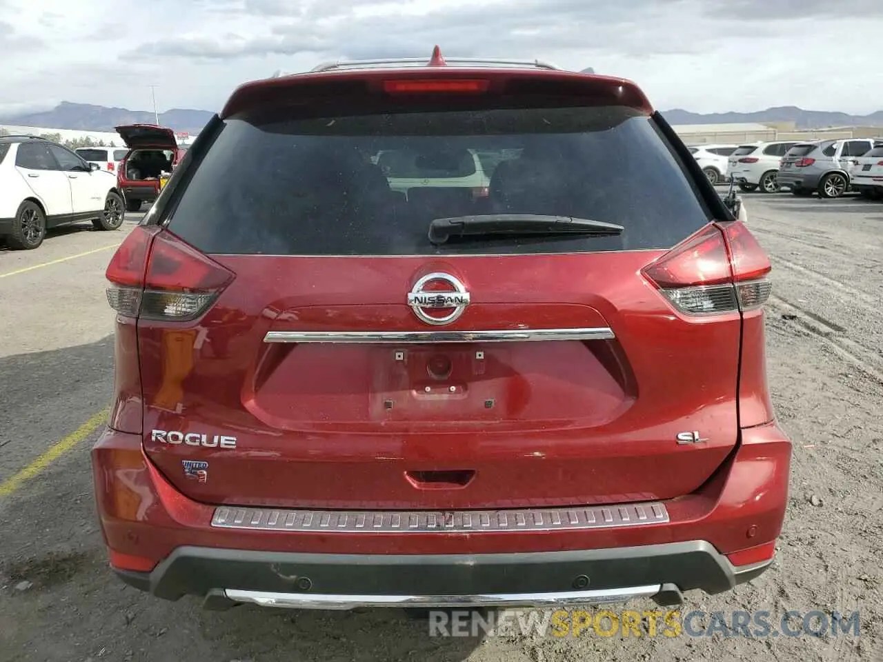 6 Photograph of a damaged car 5N1AT2MT7KC806541 NISSAN ROGUE 2019