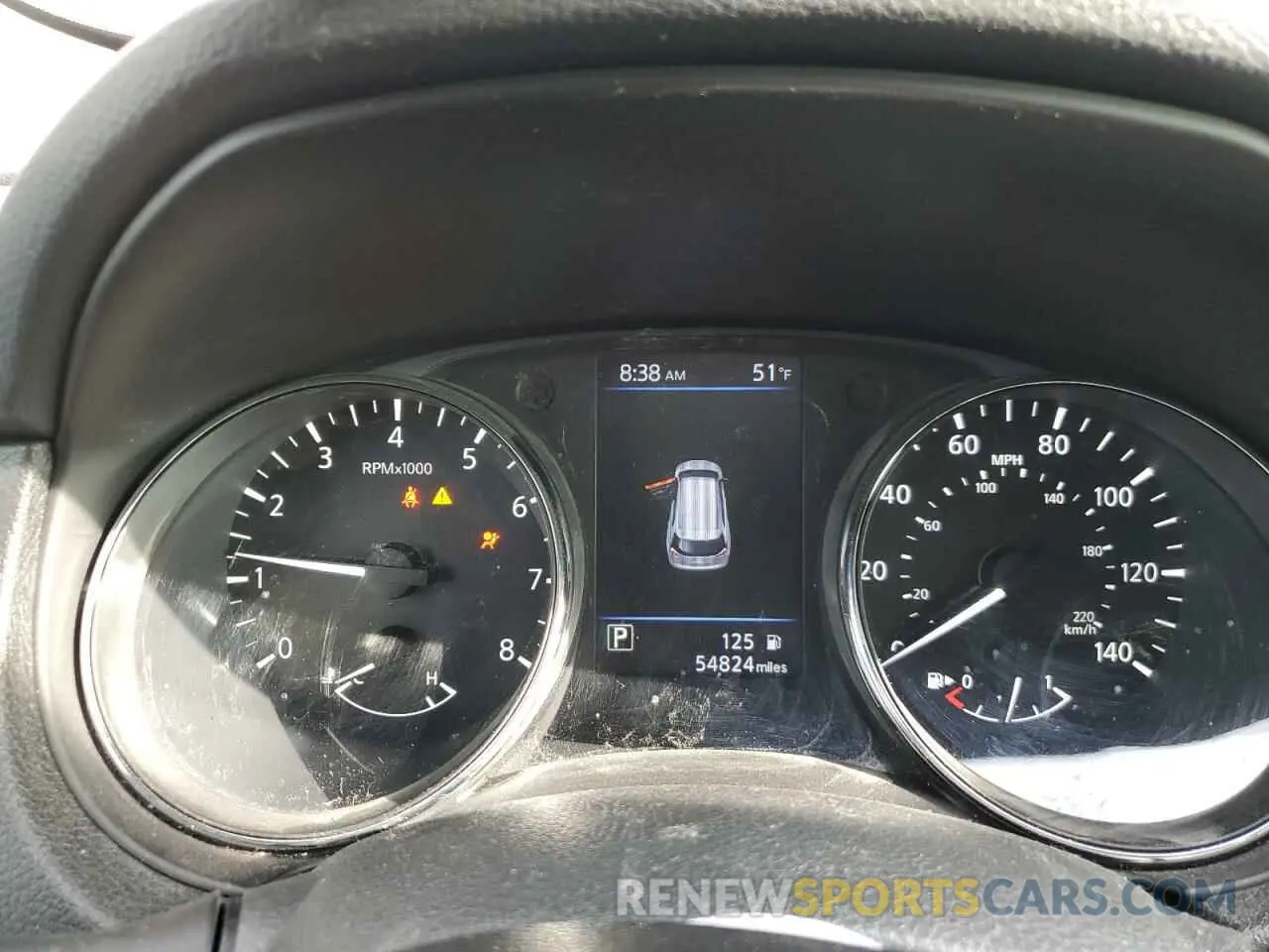 9 Photograph of a damaged car 5N1AT2MT7KC806541 NISSAN ROGUE 2019