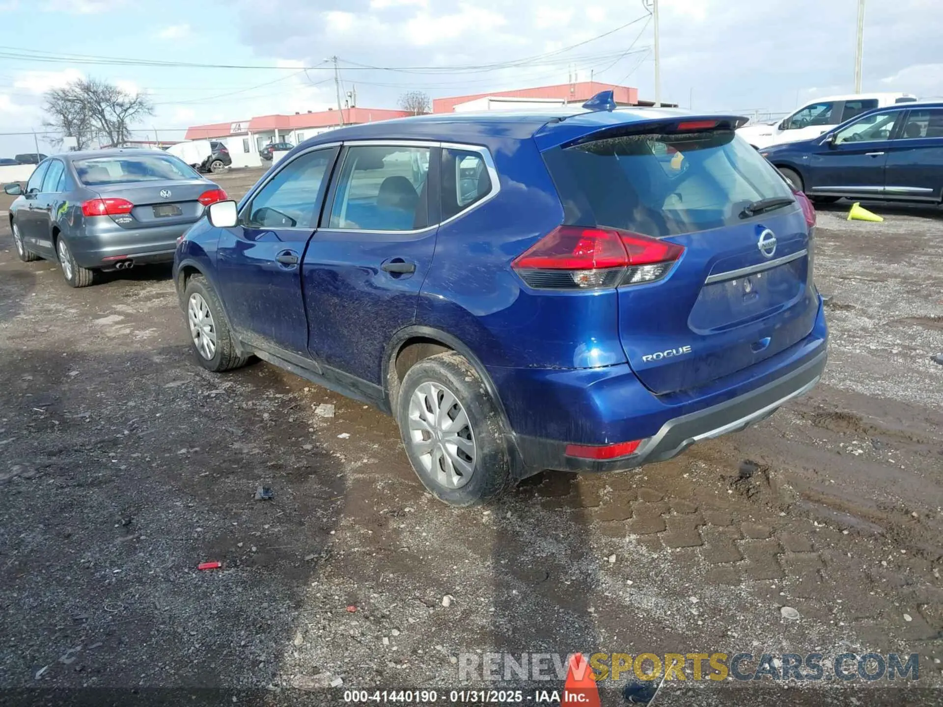 3 Photograph of a damaged car 5N1AT2MT7KC818303 NISSAN ROGUE 2019