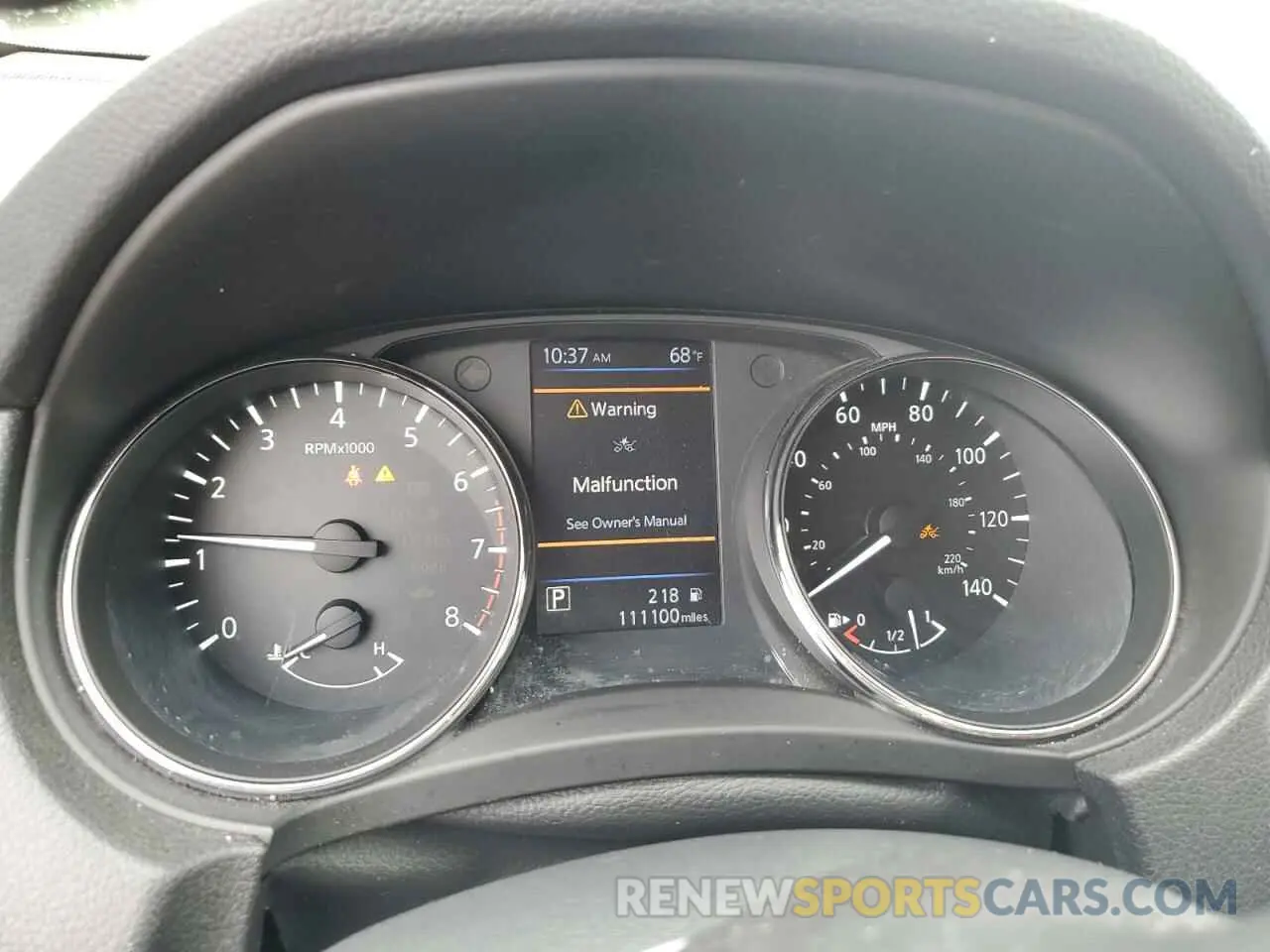 9 Photograph of a damaged car 5N1AT2MT7KC824649 NISSAN ROGUE 2019