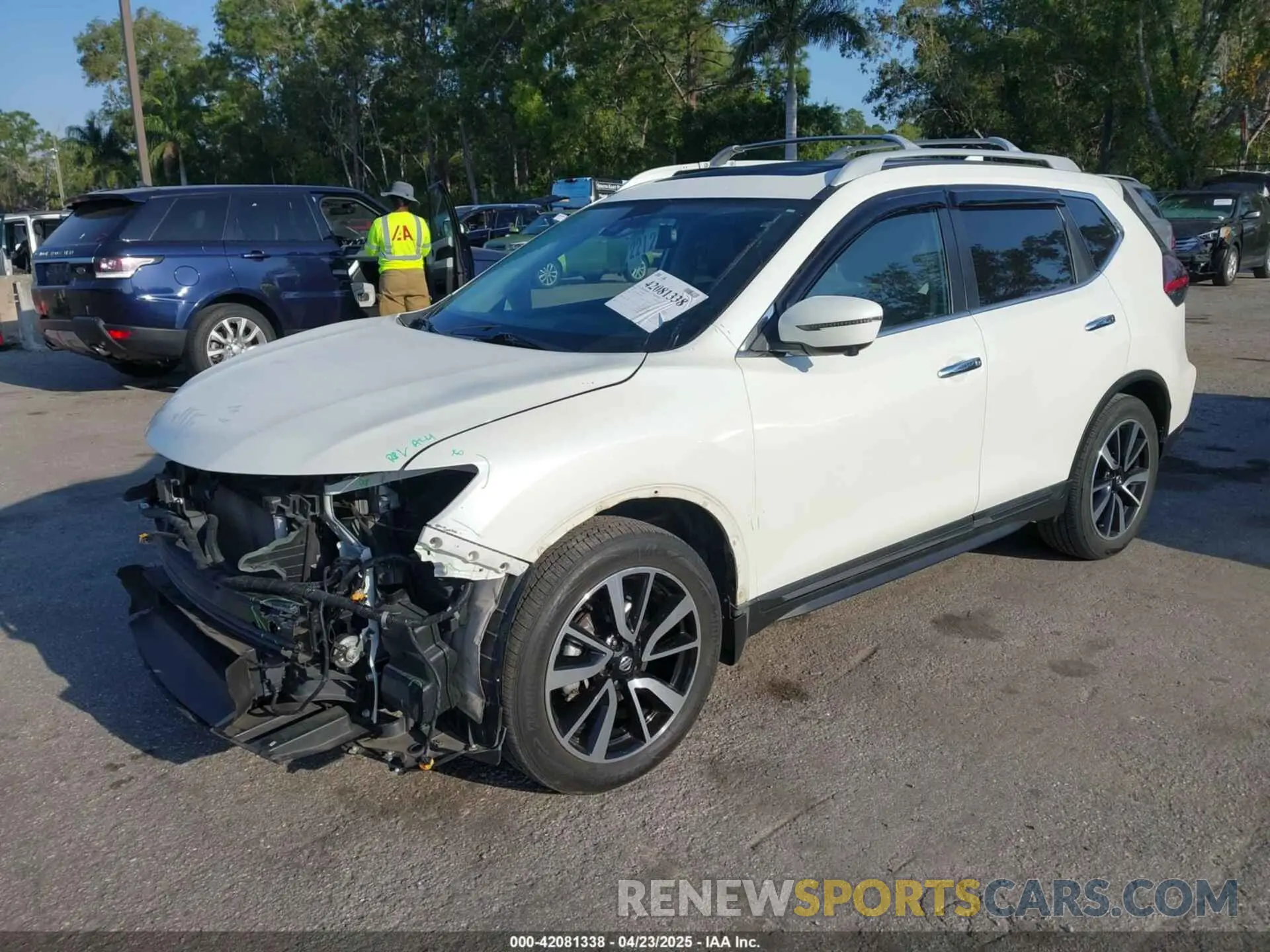 2 Photograph of a damaged car 5N1AT2MT7KC825753 NISSAN ROGUE 2019