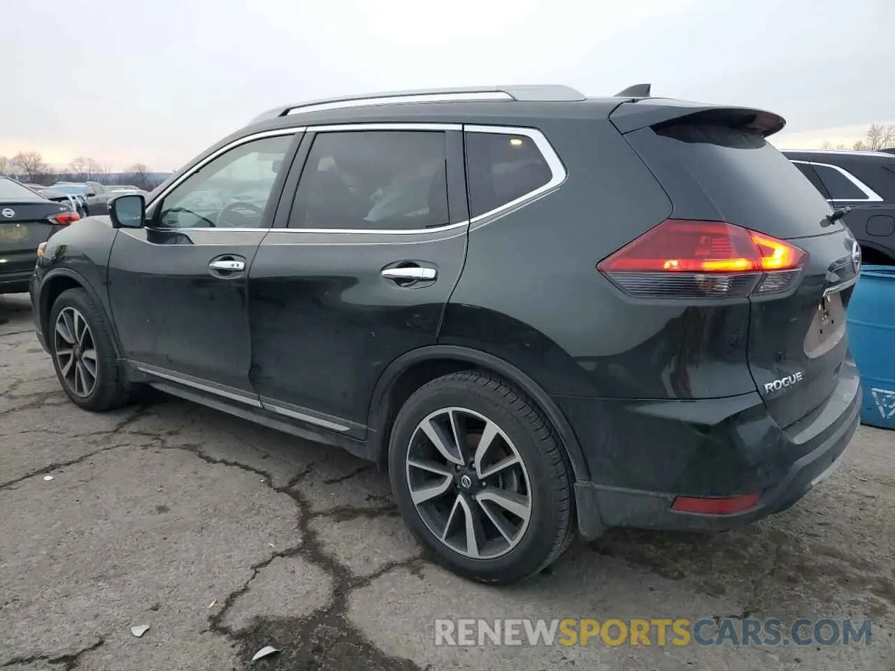2 Photograph of a damaged car 5N1AT2MT7KC840320 NISSAN ROGUE 2019