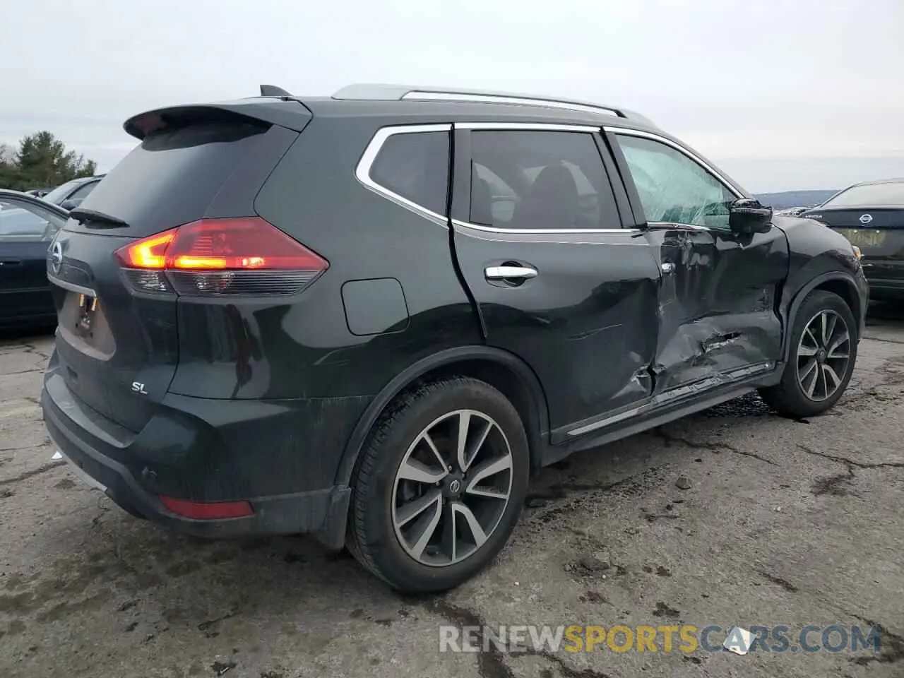 3 Photograph of a damaged car 5N1AT2MT7KC840320 NISSAN ROGUE 2019