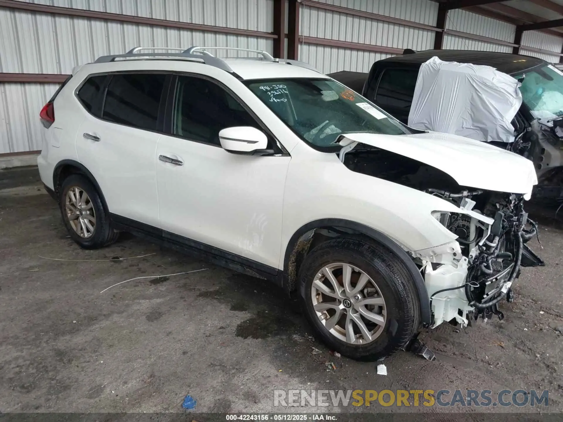 1 Photograph of a damaged car 5N1AT2MT7KC844450 NISSAN ROGUE 2019